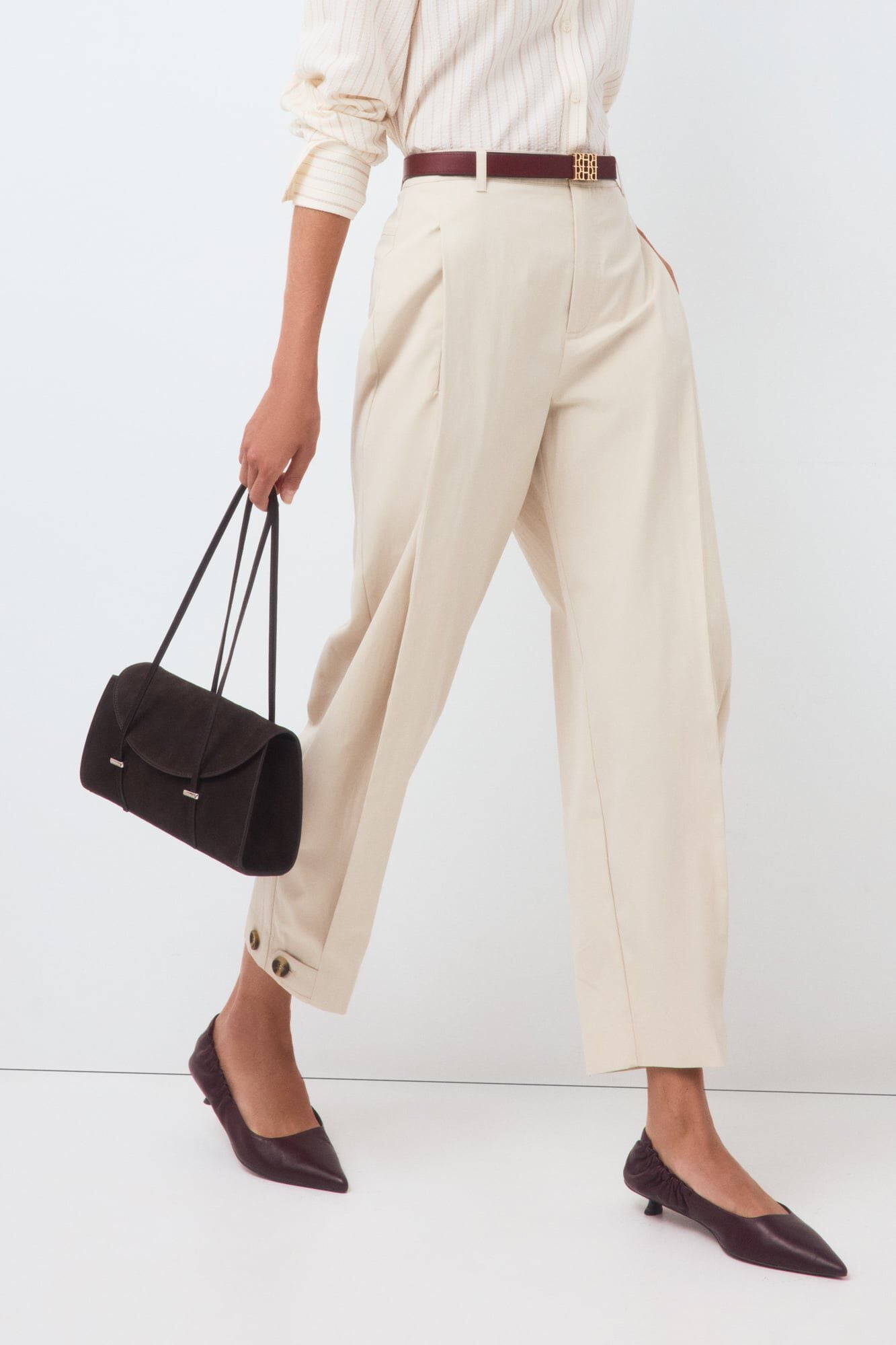 Trousers and blouse set