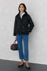 Parka, jeans and shirt set