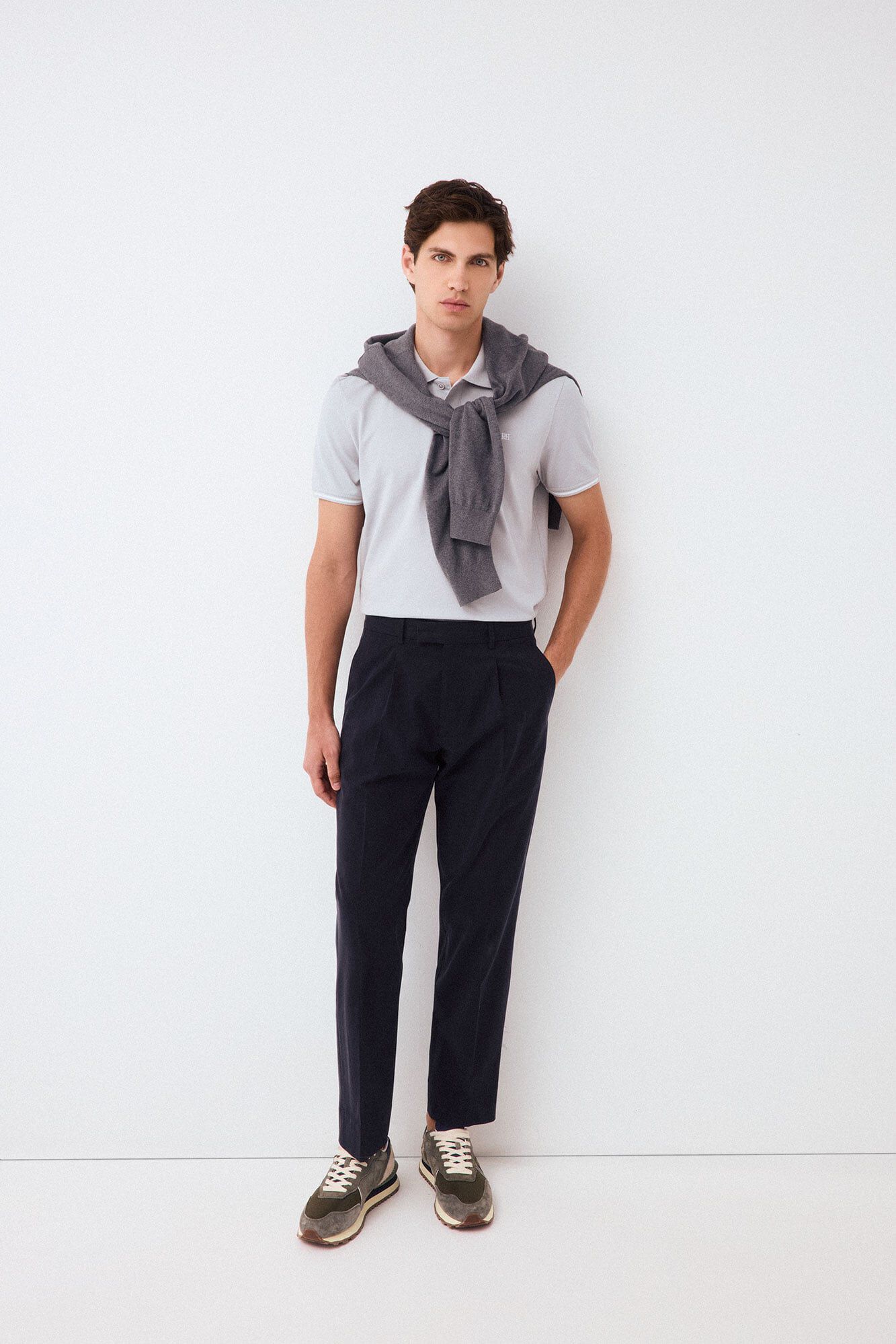 Chinos, jumper and gilet set
