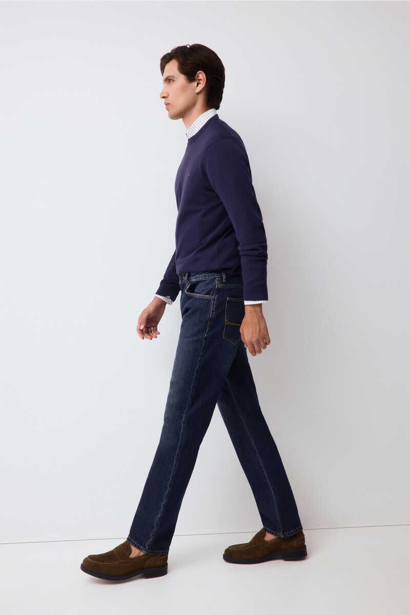 Jeans, jumper and shirt set