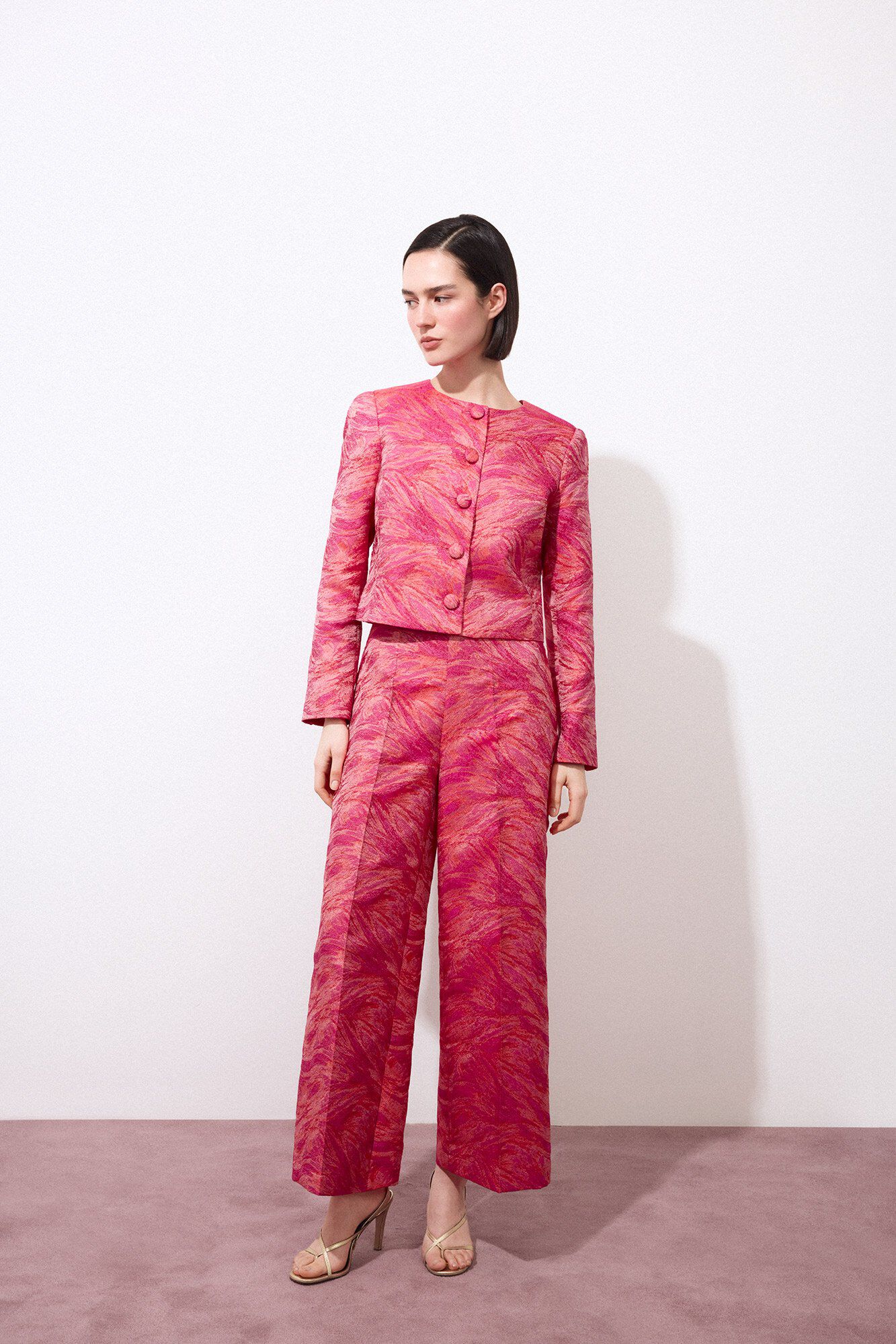 Trousers and blazer set