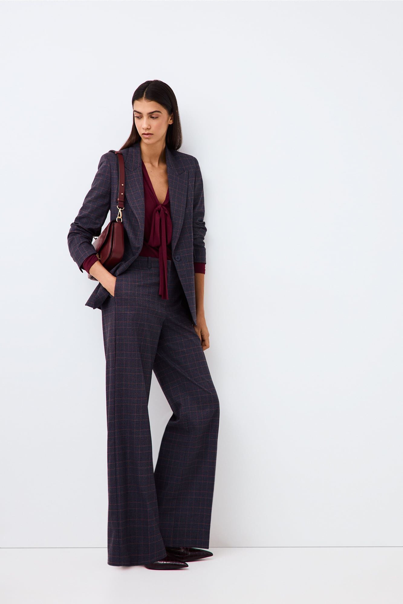 Trousers and blazer set