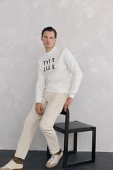 Chinos and sweatshirt set