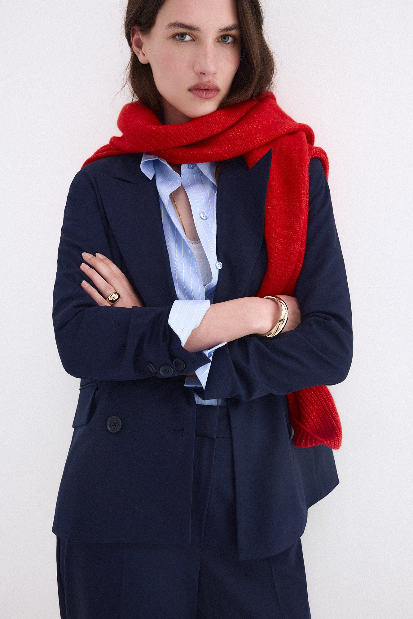 Trousers, botonadura and rayas set