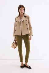 Coat, jeans and bag set