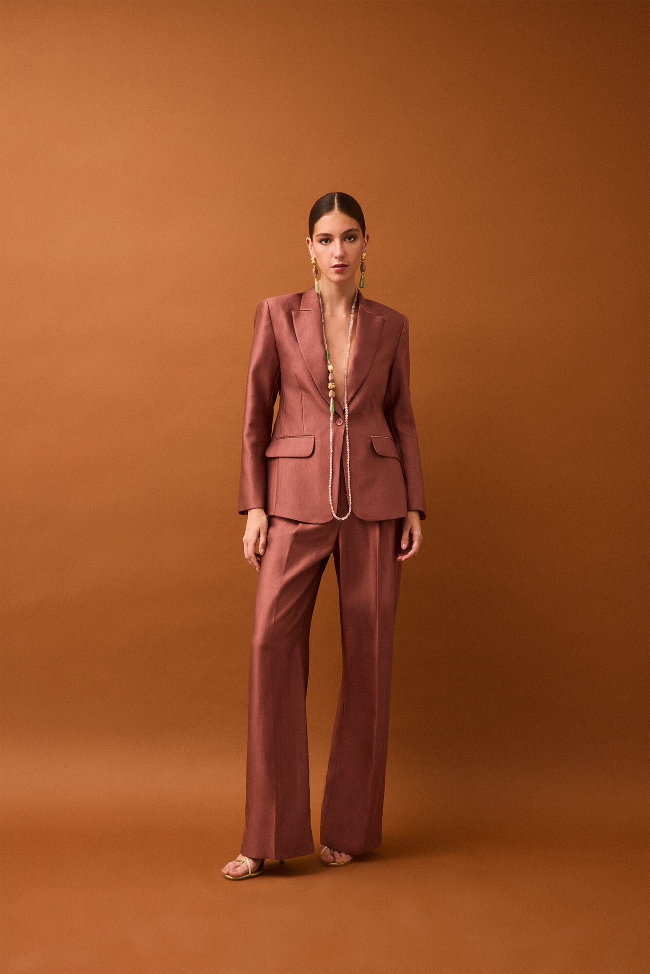 Trousers and blazer set
