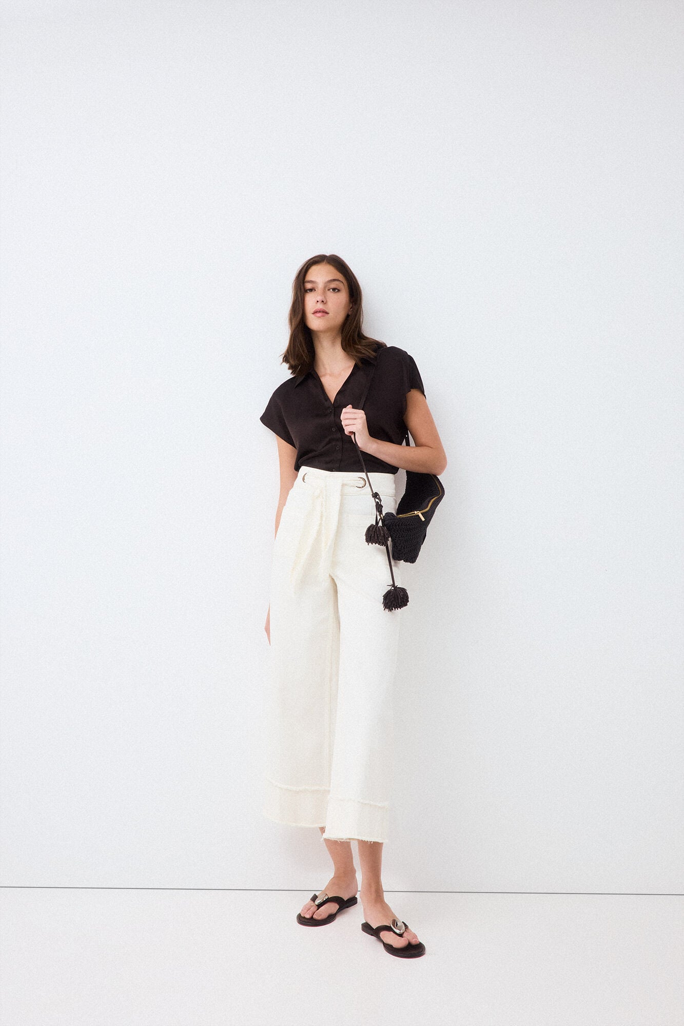 Conjunto de blusa e jeans