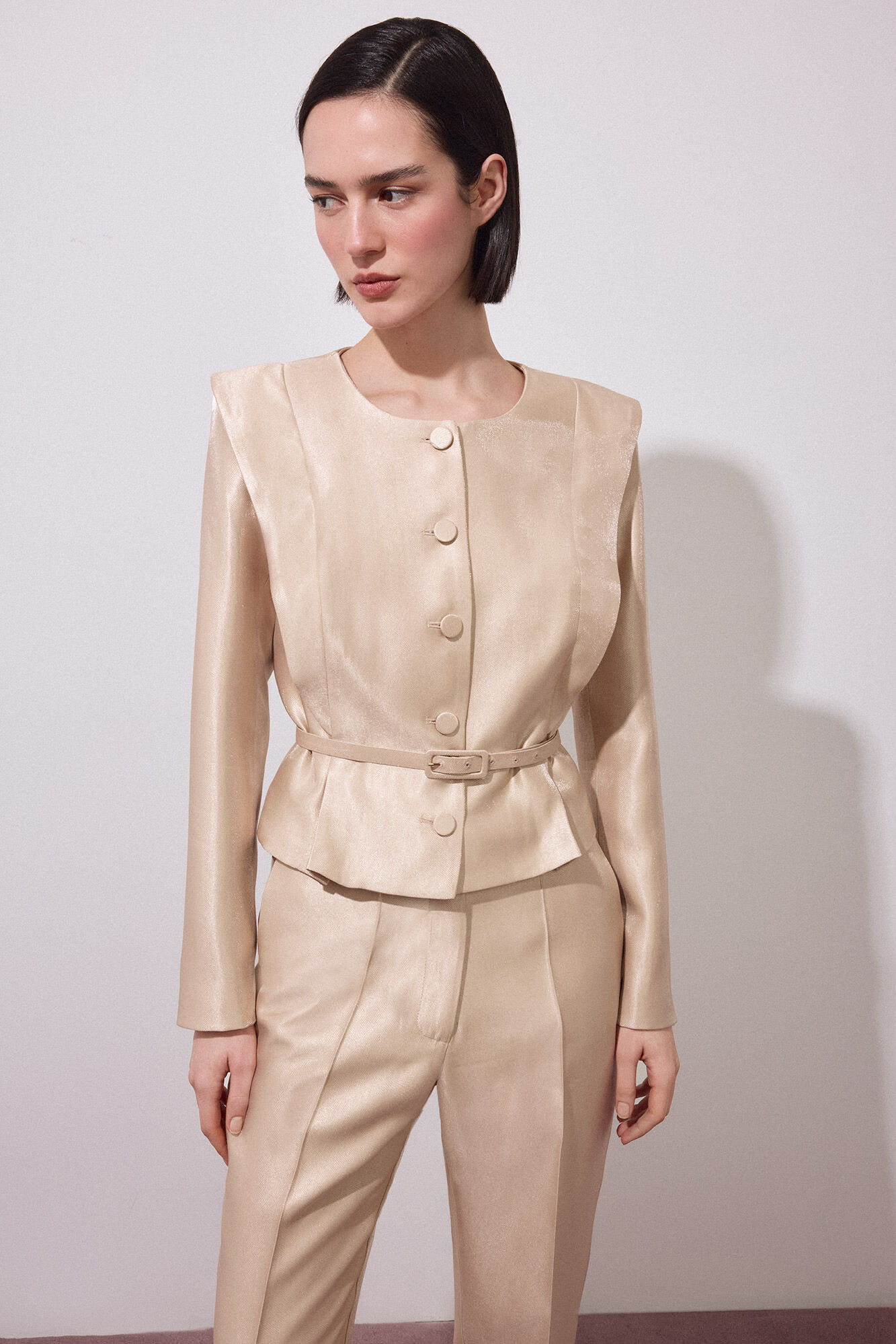 Trousers and blazer set