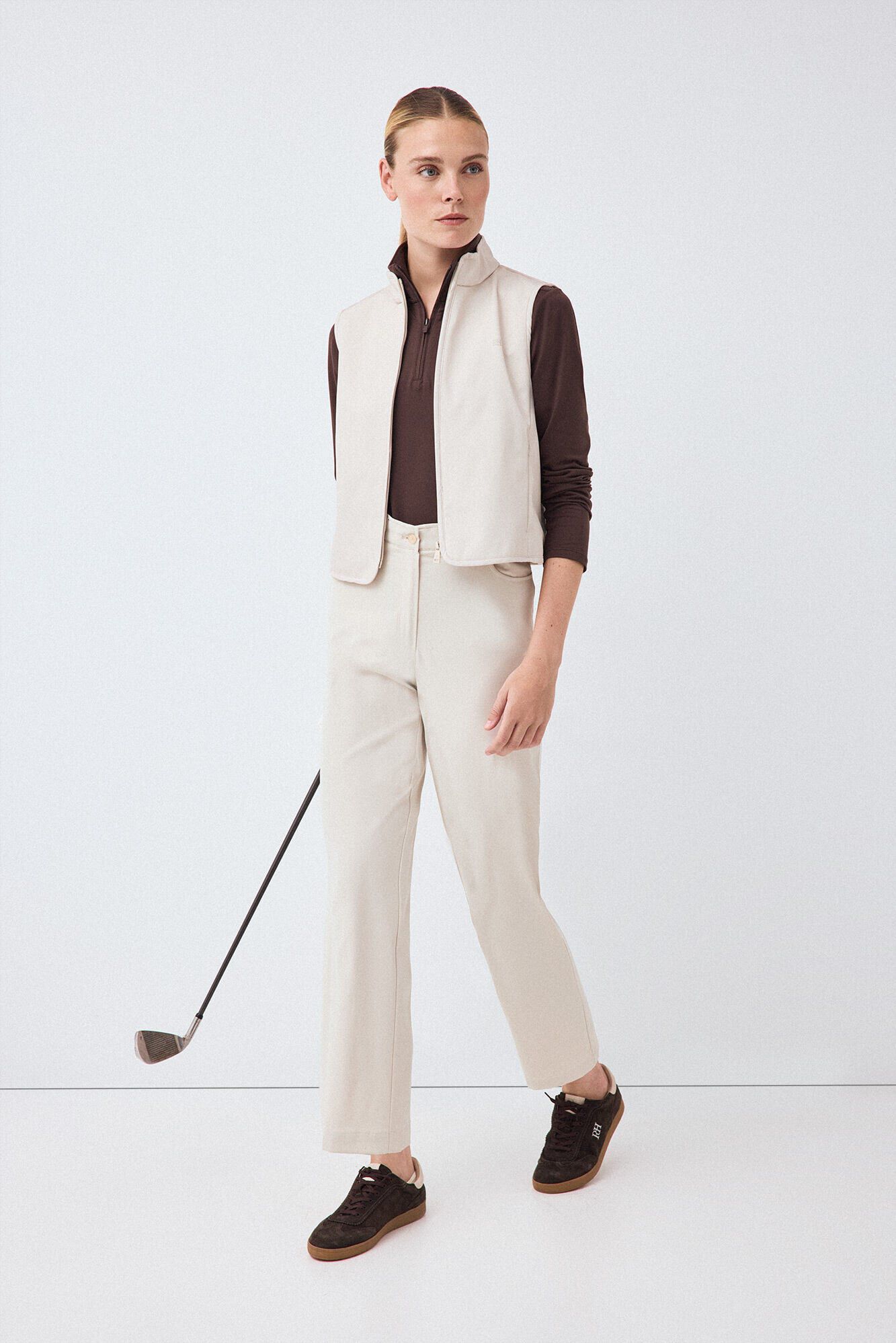 Gilet, shirt and trousers set