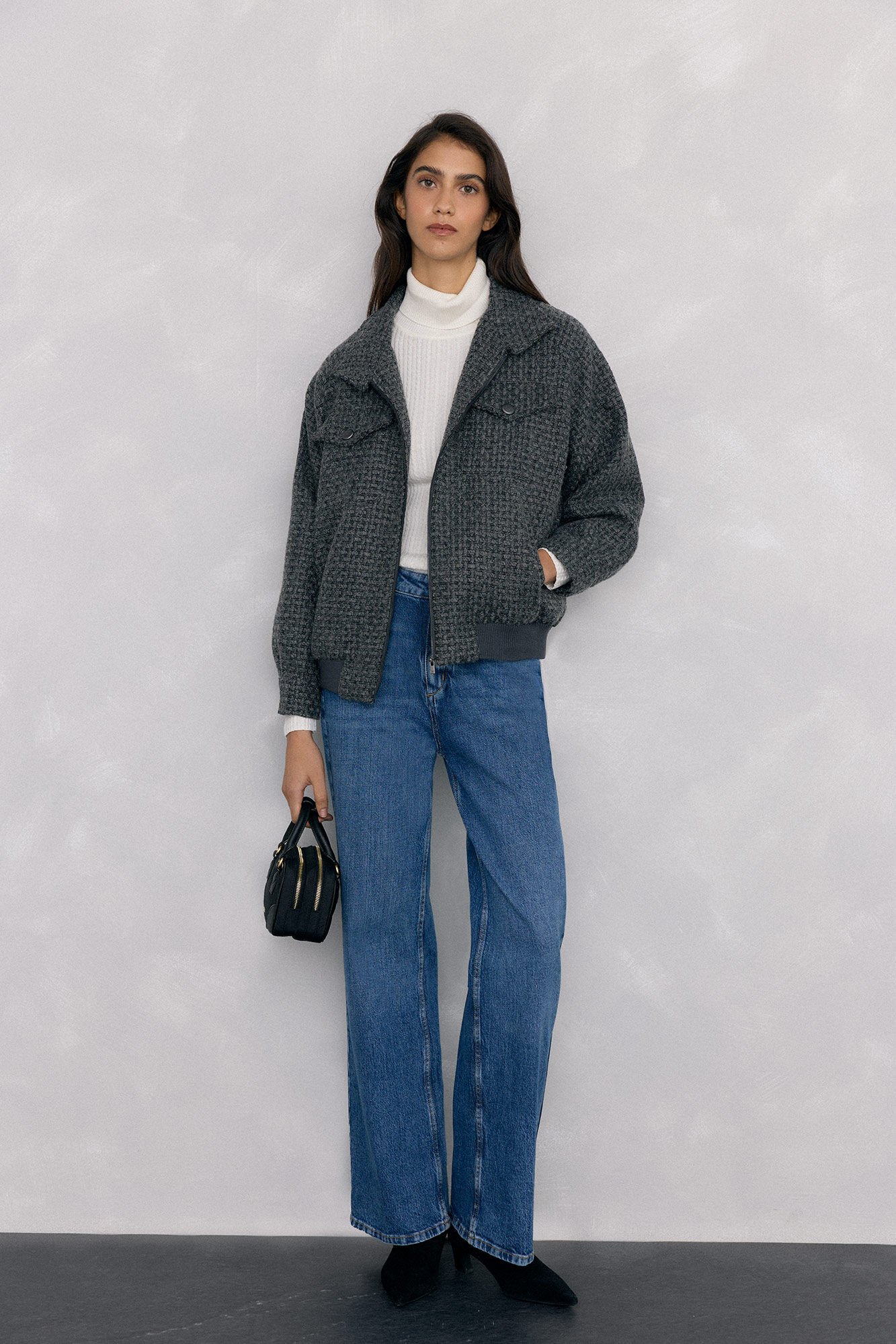 Jeans, jacket and eights set