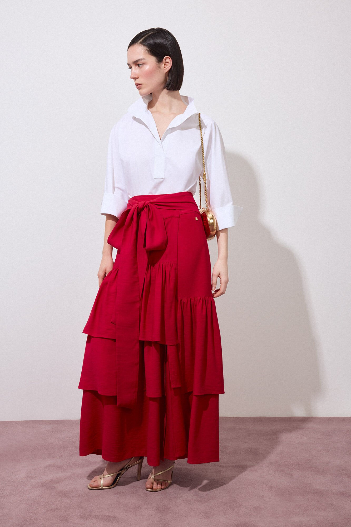 Skirt, shirt and bag set