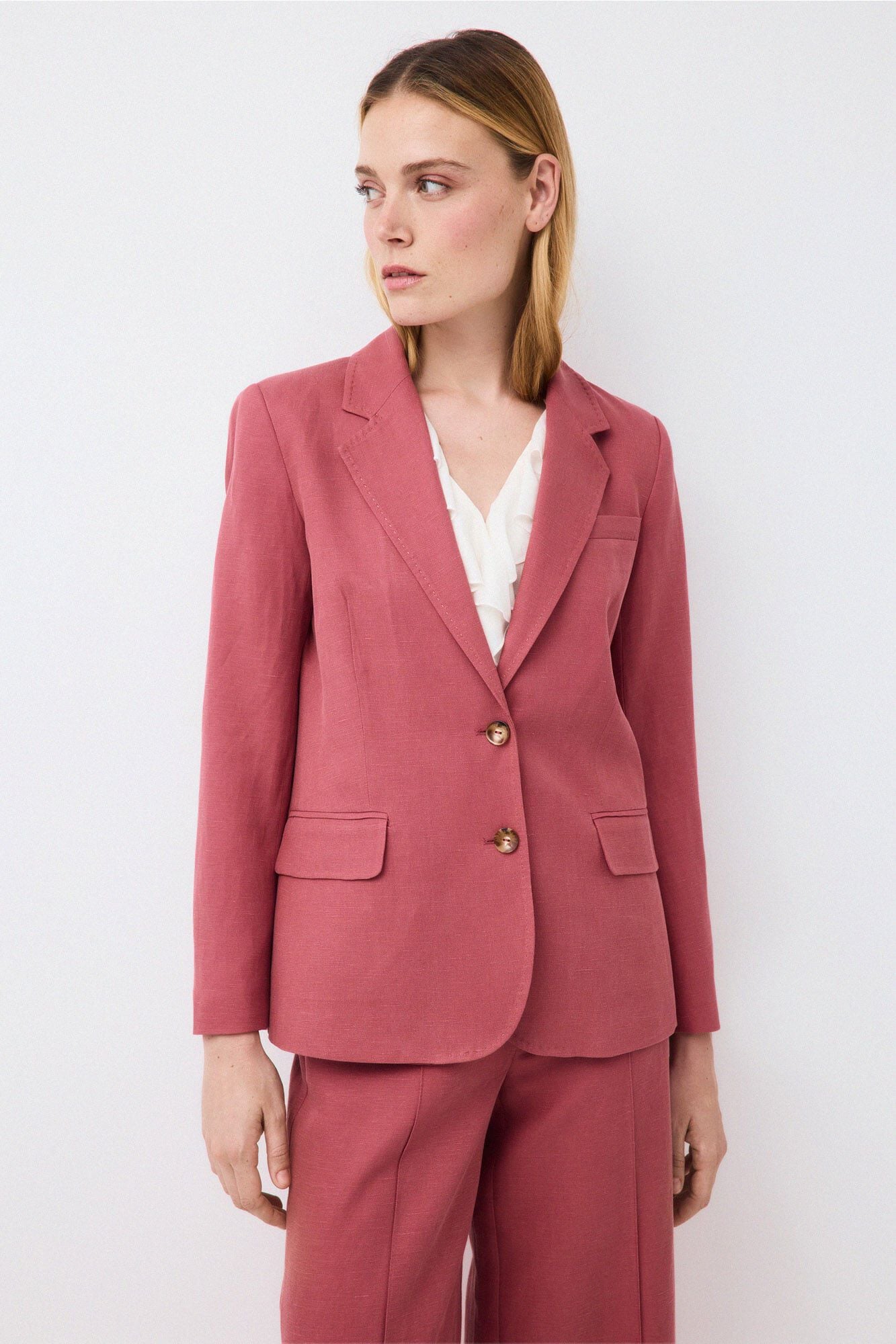 Trousers and blazer set
