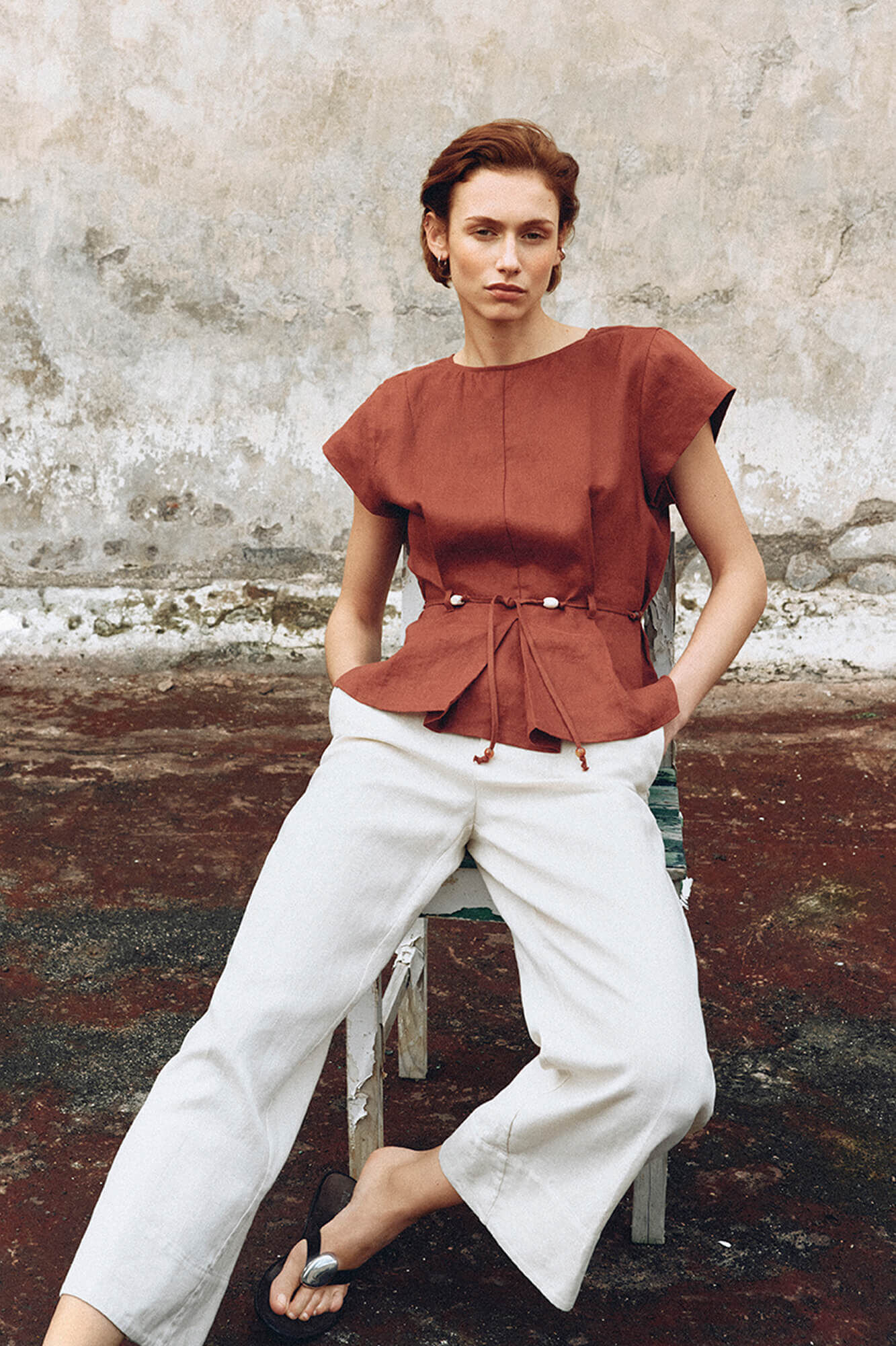 Top and trousers set