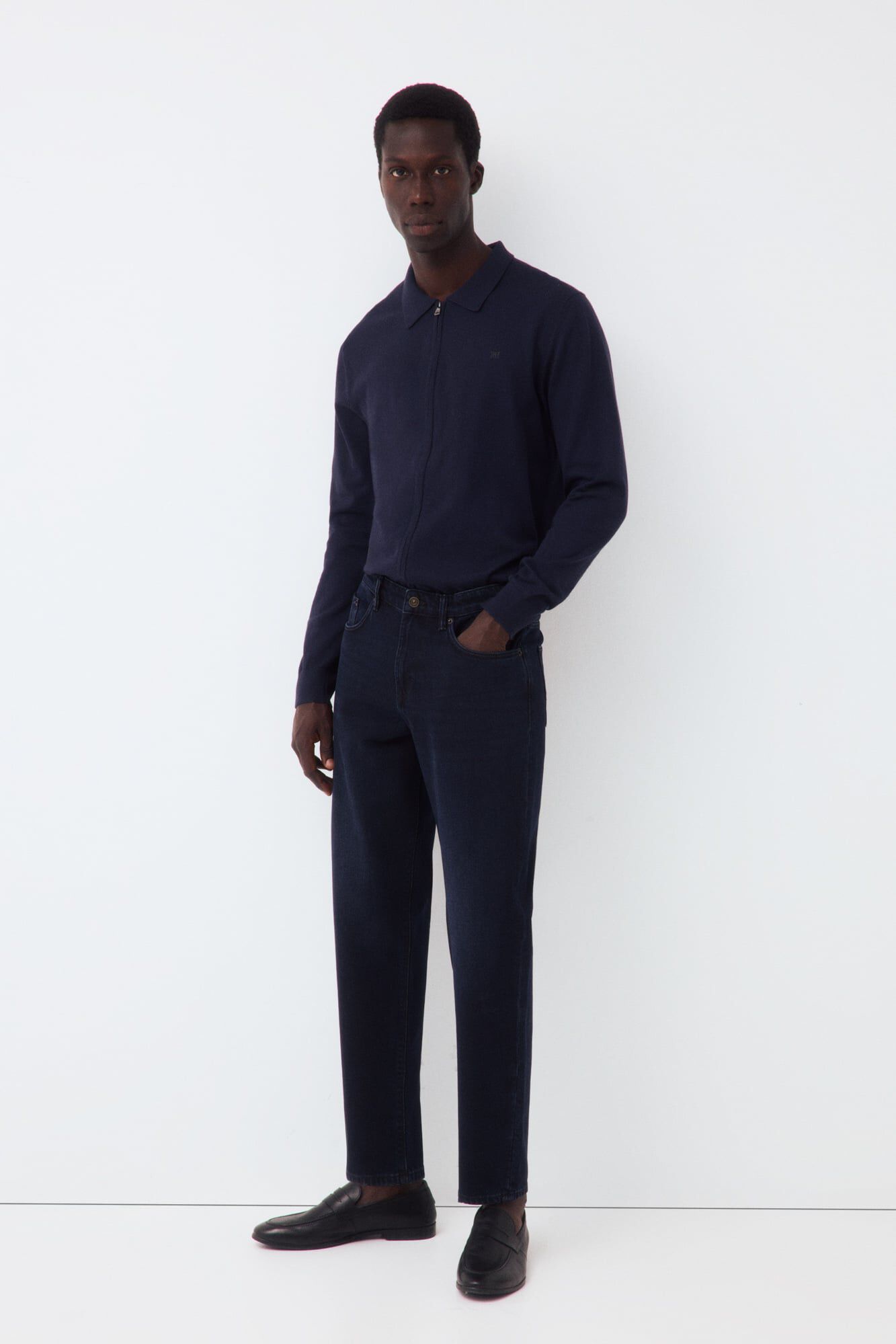 Jeans and cardigan set