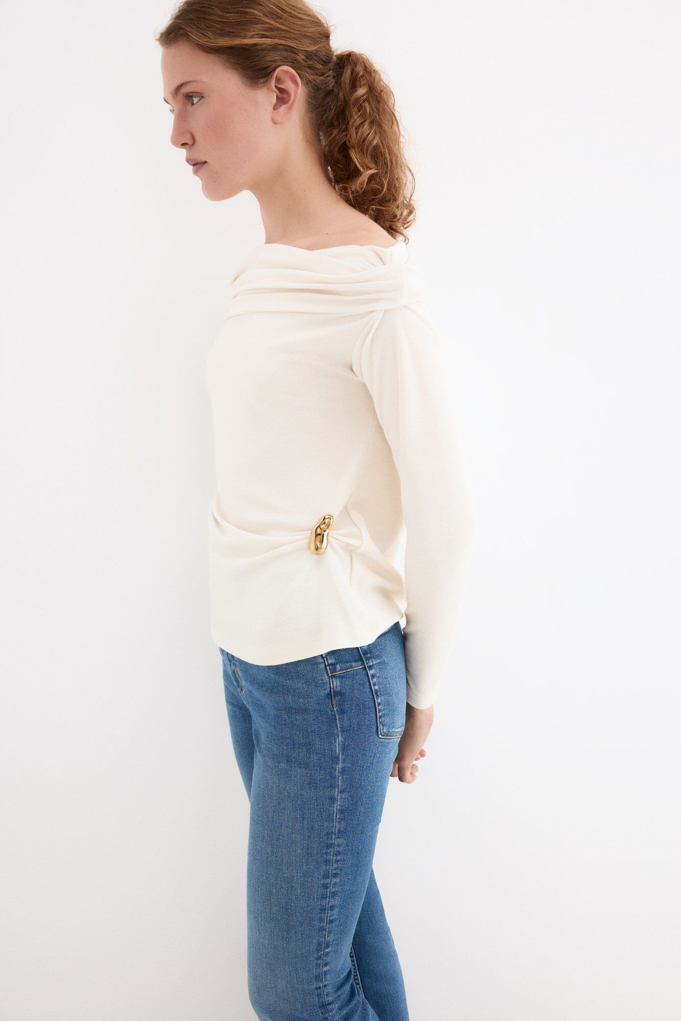 Conjunto de top e jeans