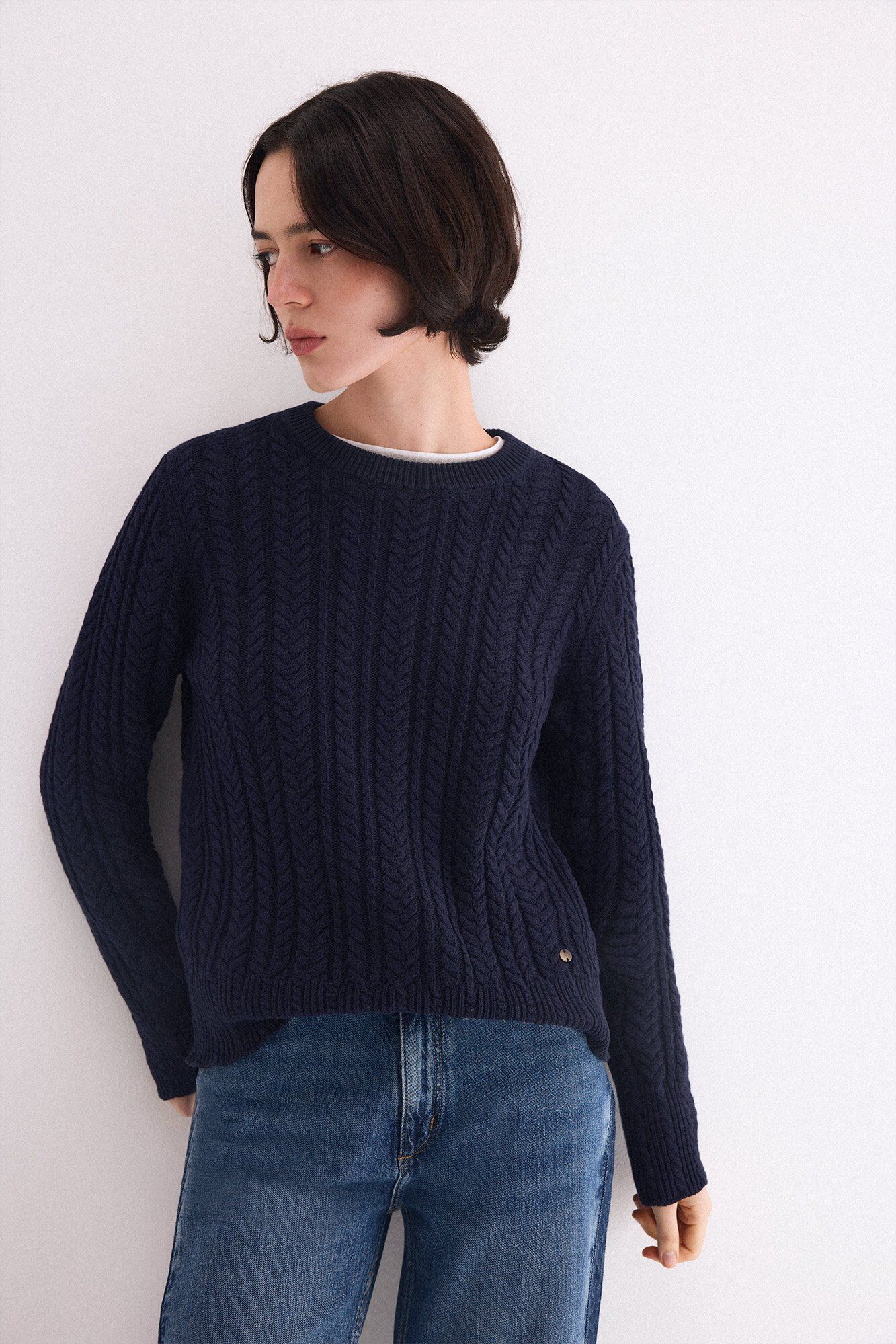 Jeans, loafer and jumper set