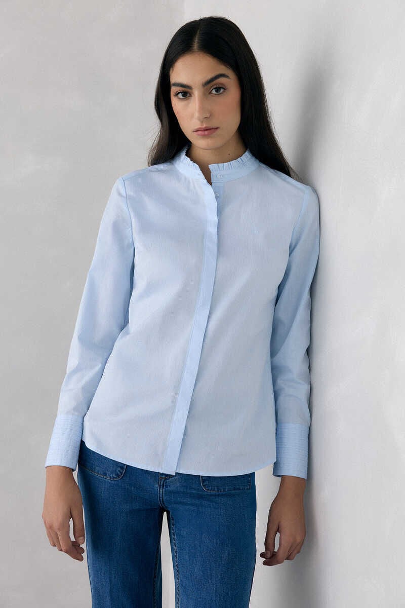 Conjunto de parka, cal&ccedil;a e camisa