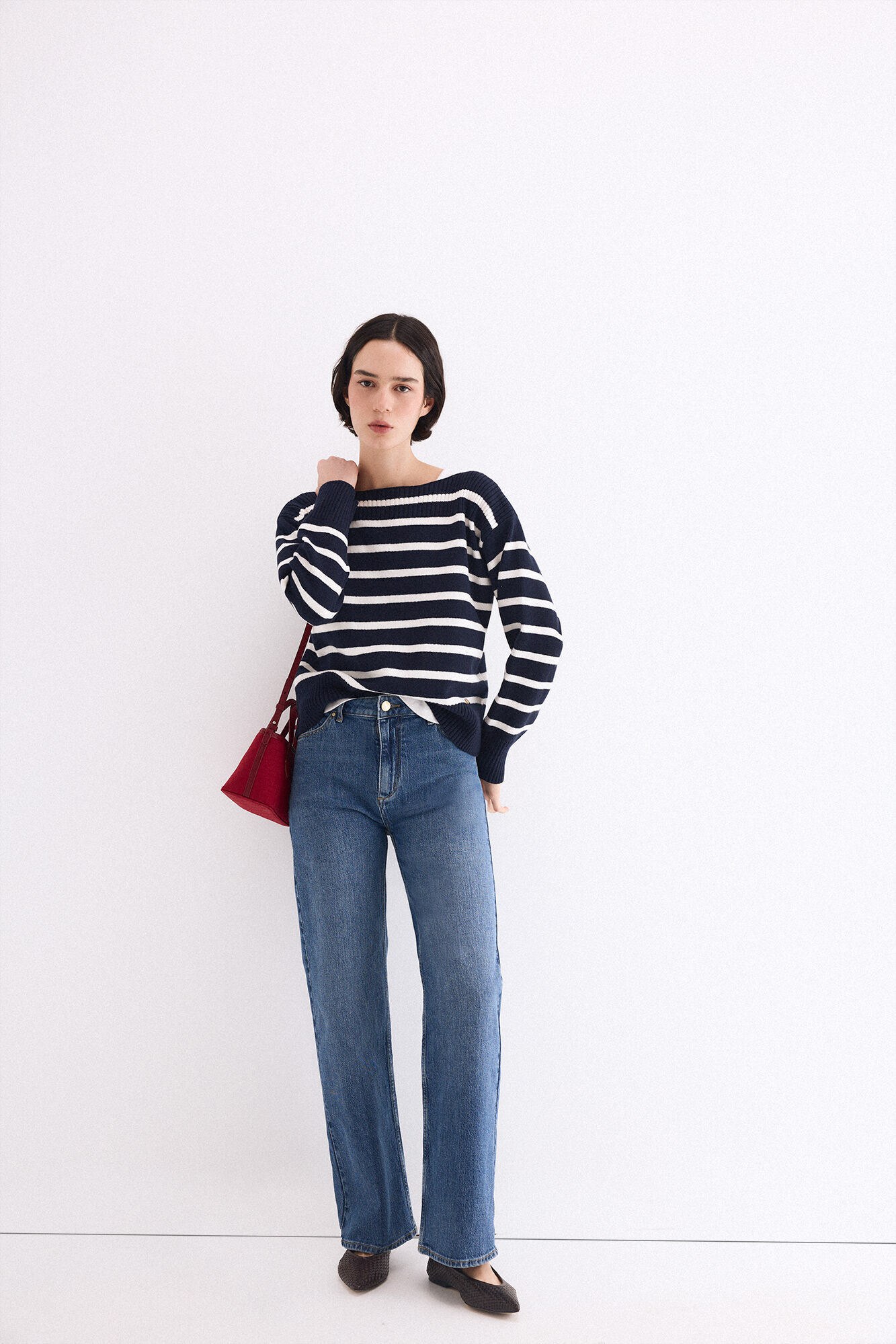 Jeans, jumper and tote set