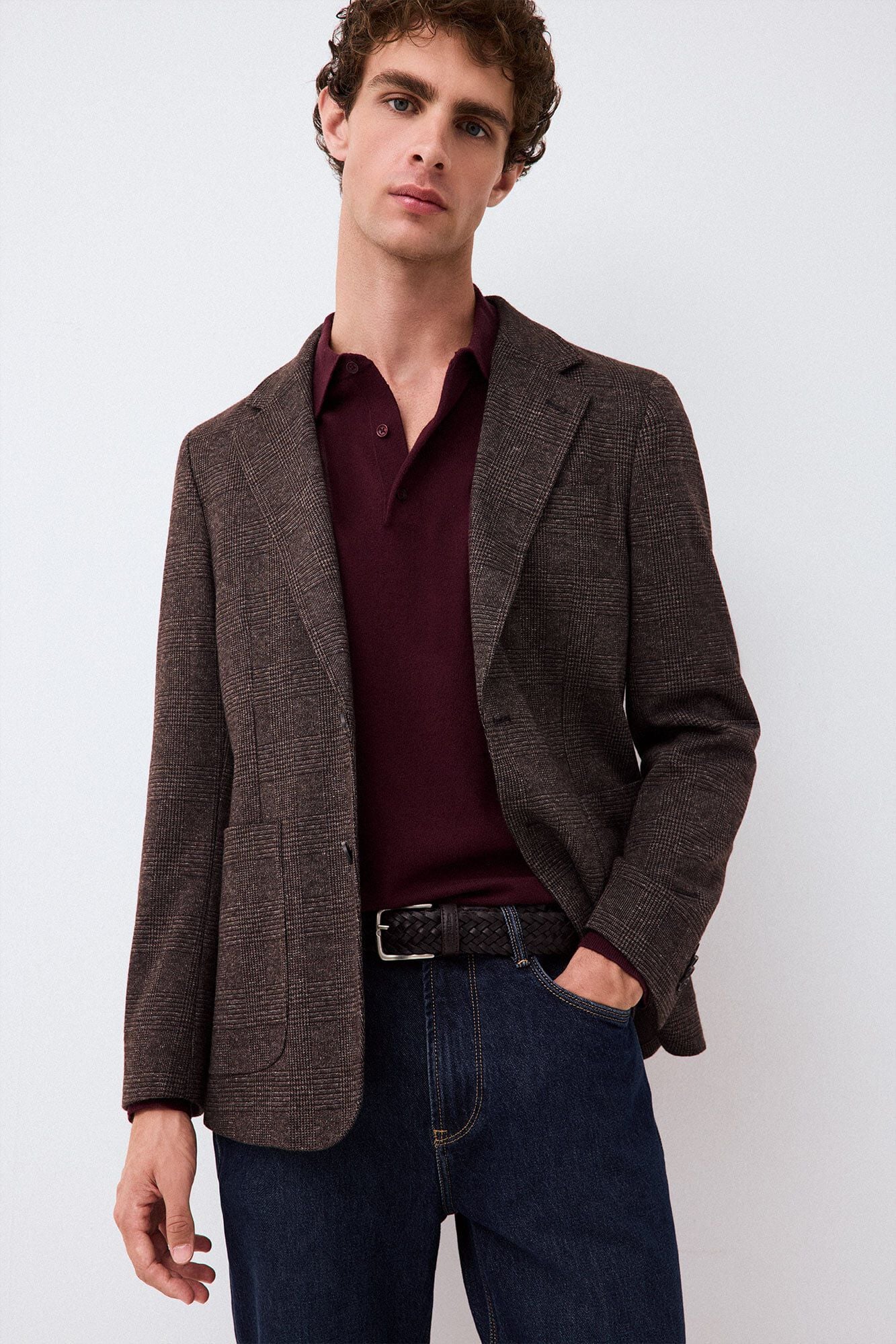 Jeans, jumper and blazer set