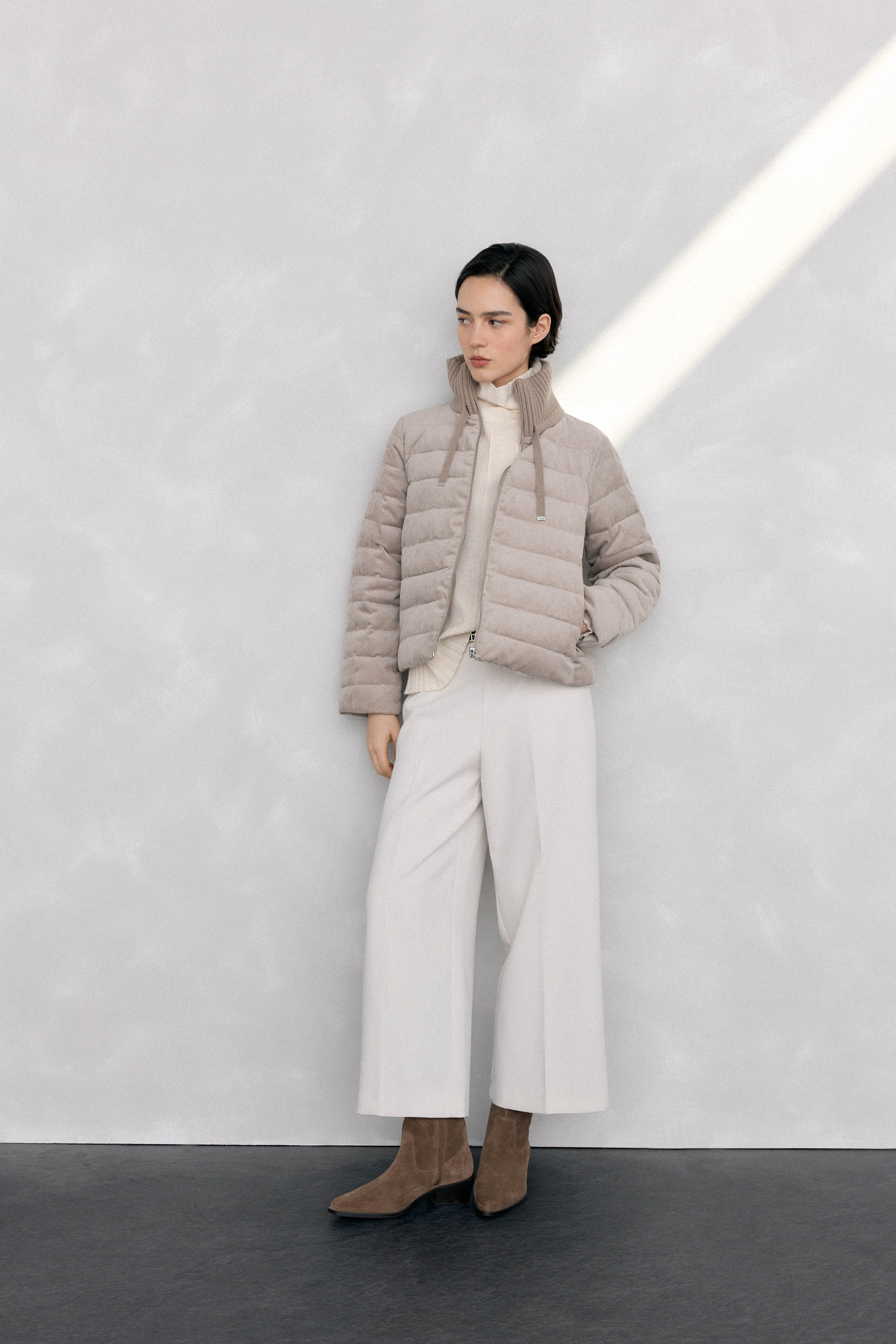 Corduroy, jeans and jumper set