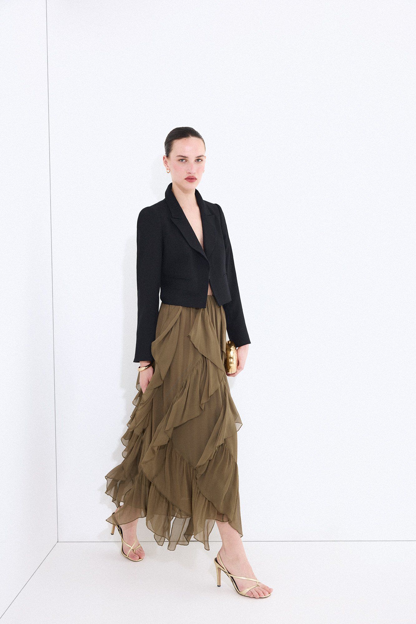 Trousers and blazer set