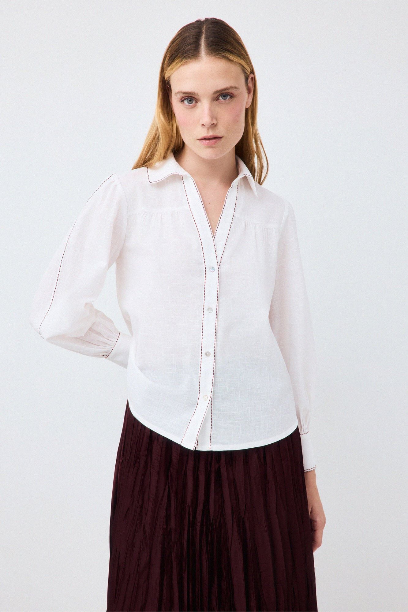 Jeans and blouse set