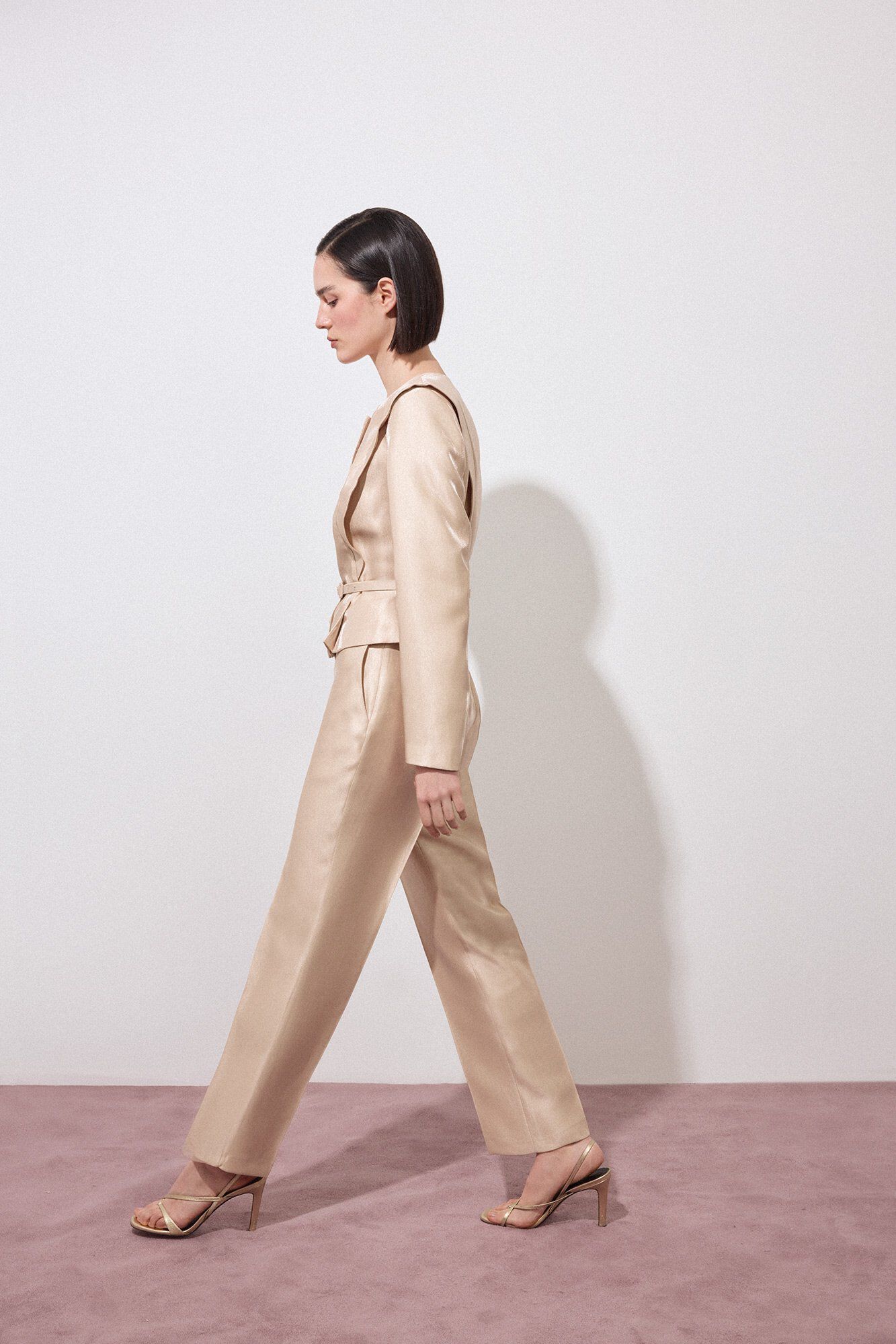 Trousers and blazer set