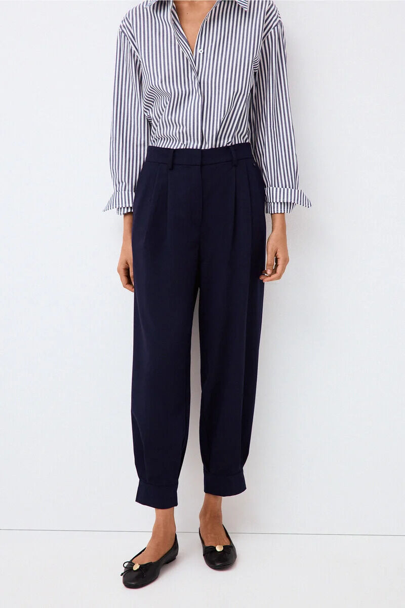 Pleats and shirt set