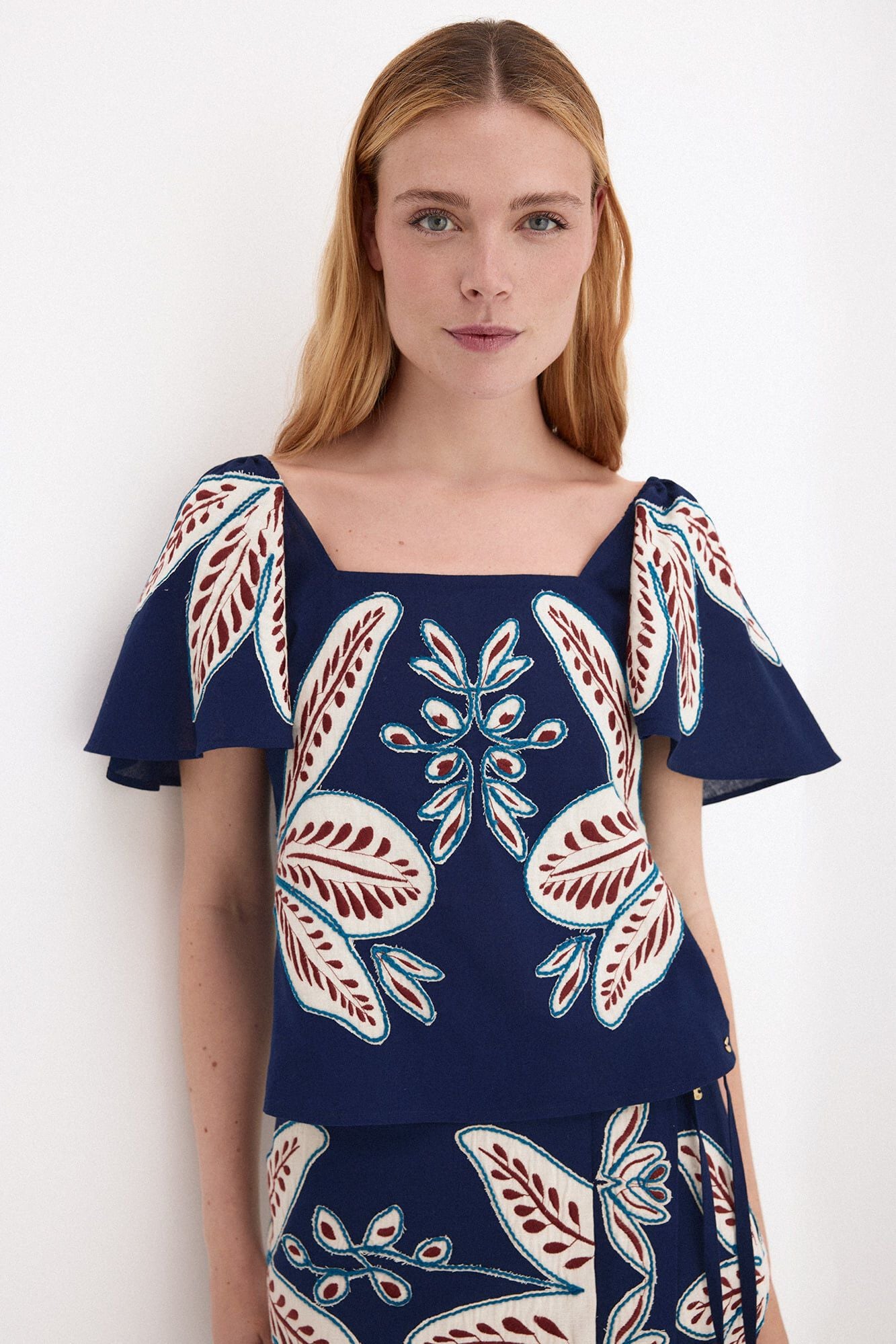 Top and skirt set