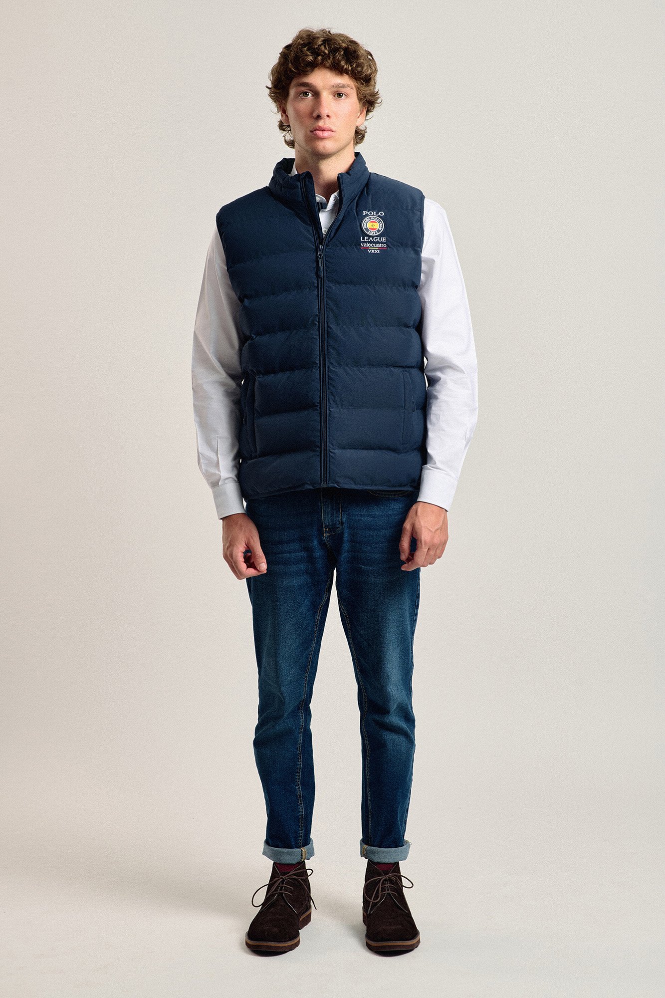 Chaleco Acolchado Chaleco Dockers Hombre Chaleco Acolchado Azul