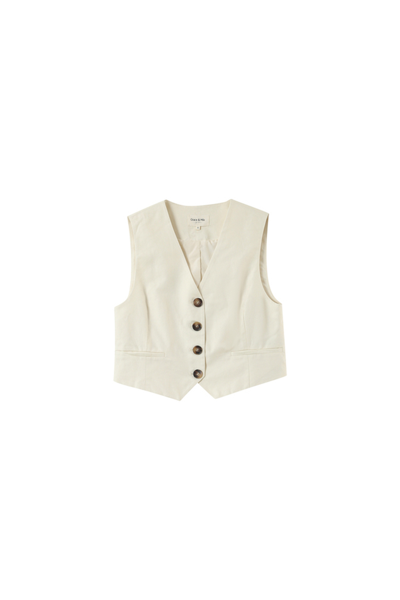 Chaleco de traje de corte regular Chalecos de mujer Pedro del