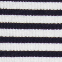 Cortefiel Striped fitted jumper Printed white