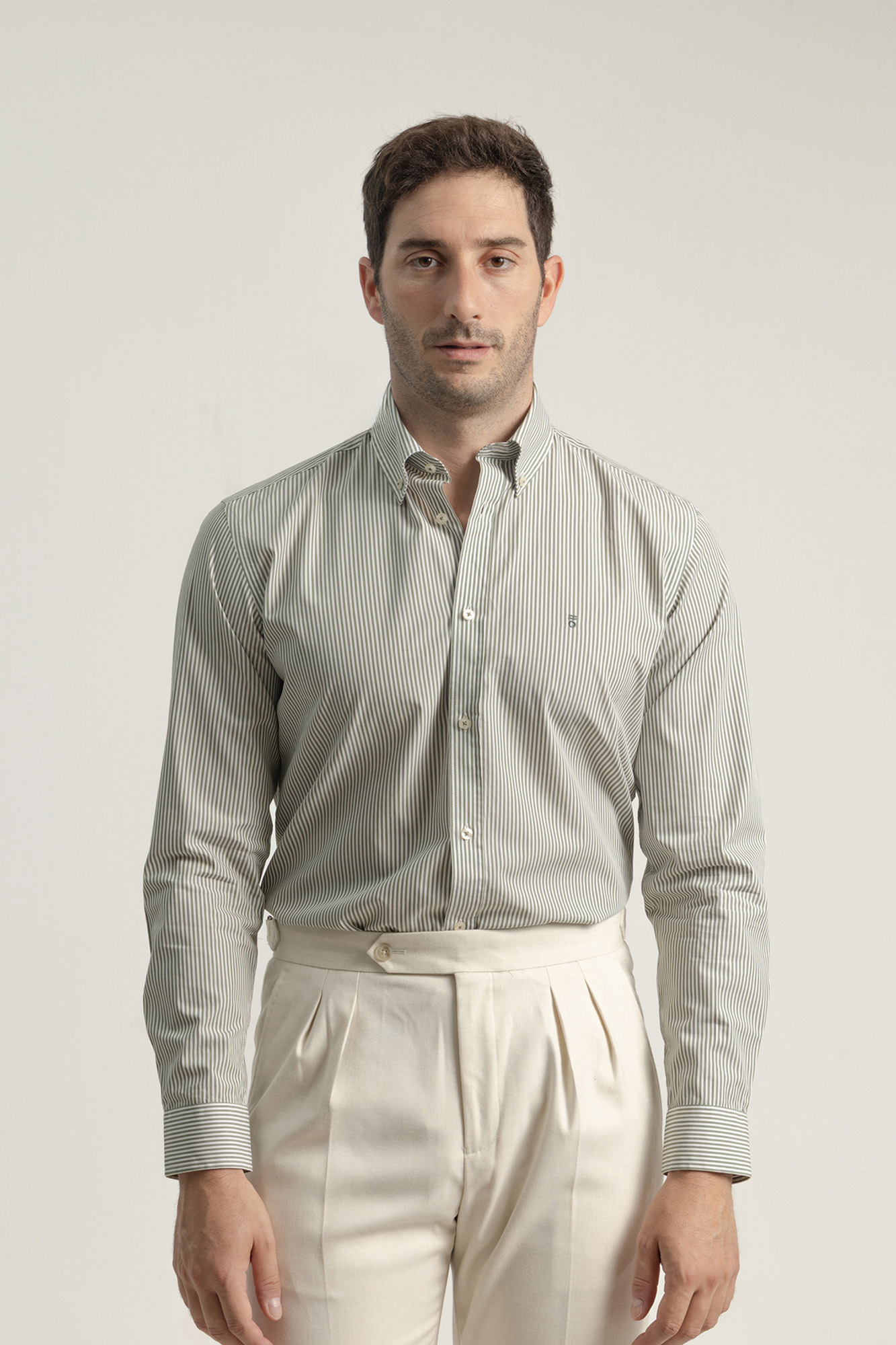 Camisa slim fit algodón rayas Camisas de hombre Pedro del Hierro