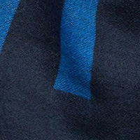 Cortefiel Cachecol logotipo multicolorido material reciclado Azul