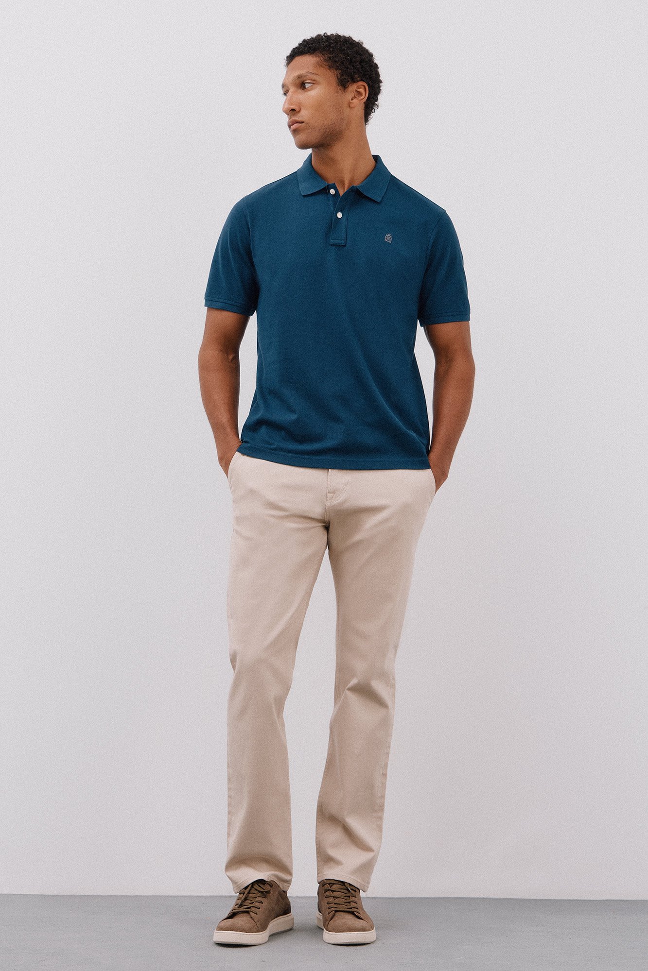 Basic piqué polo shirt Men's polo shirts Pedro del Hierro