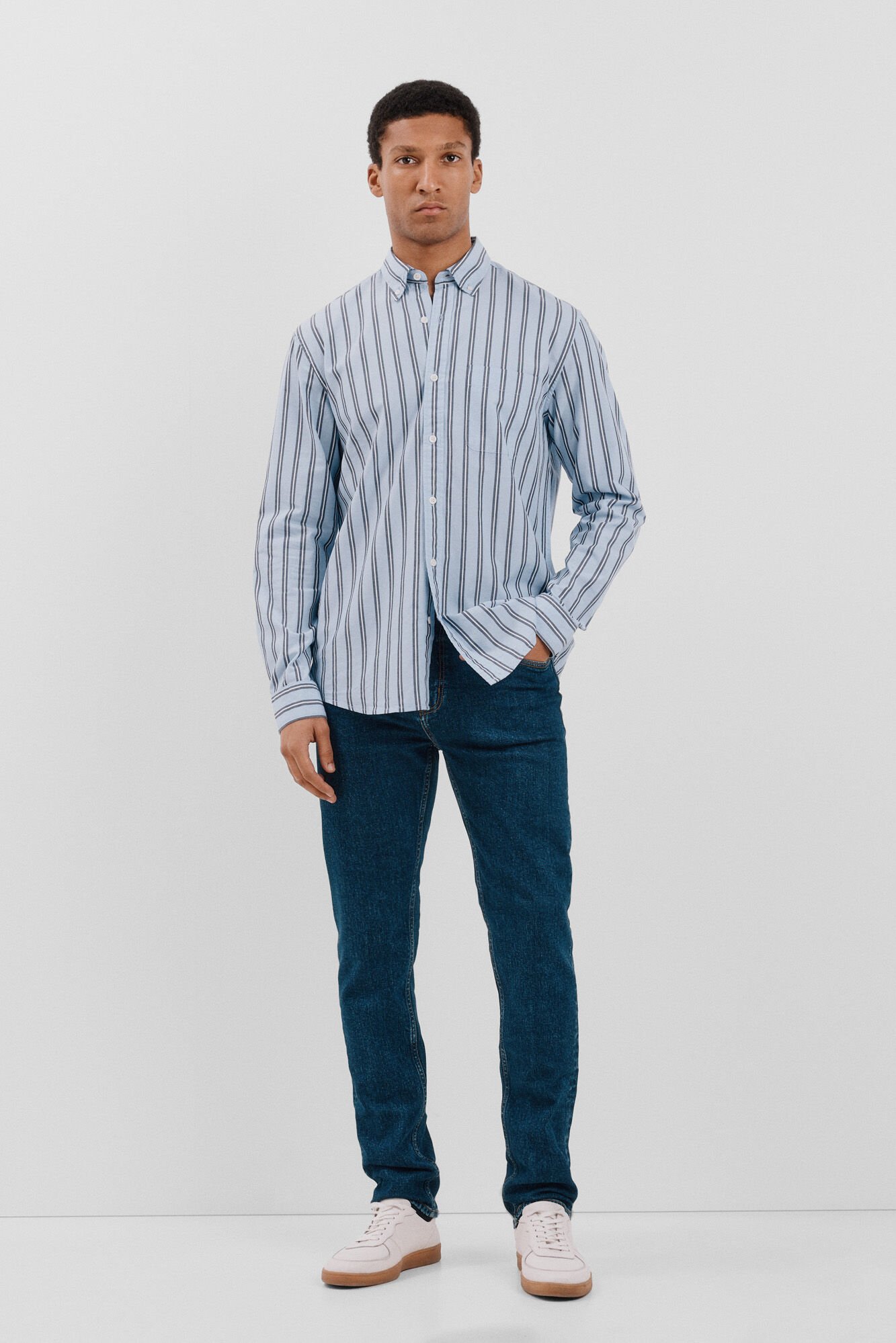 Camisa popelín rayas Venta Flash Todo -70% Pedro del Hierro