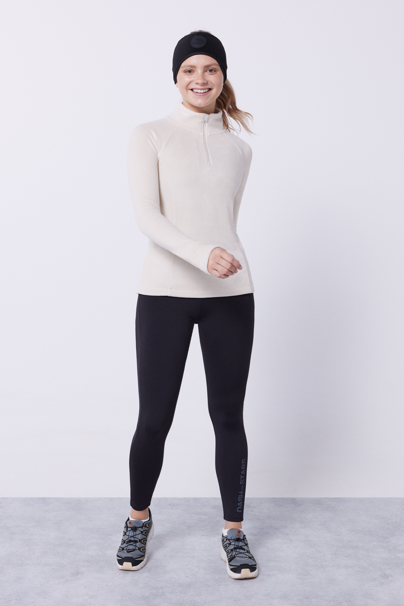 Leggings negros Thermal, Pantalones deportivos de mujer