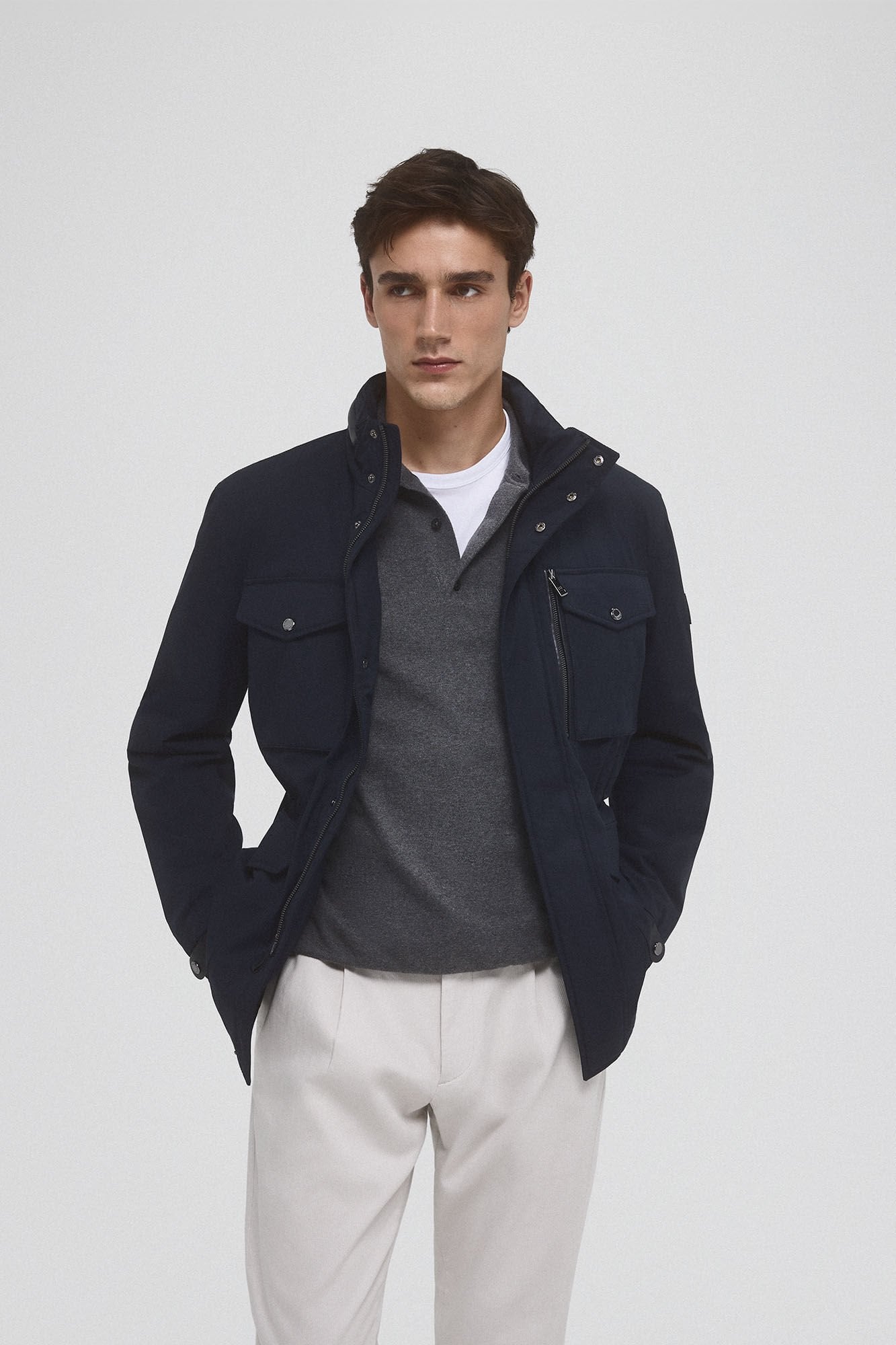 Blazer 3-en-1 Homme MESSAGERIE – Modèle 3893AT Couleur Avorio – Neuf Avec étiquettes