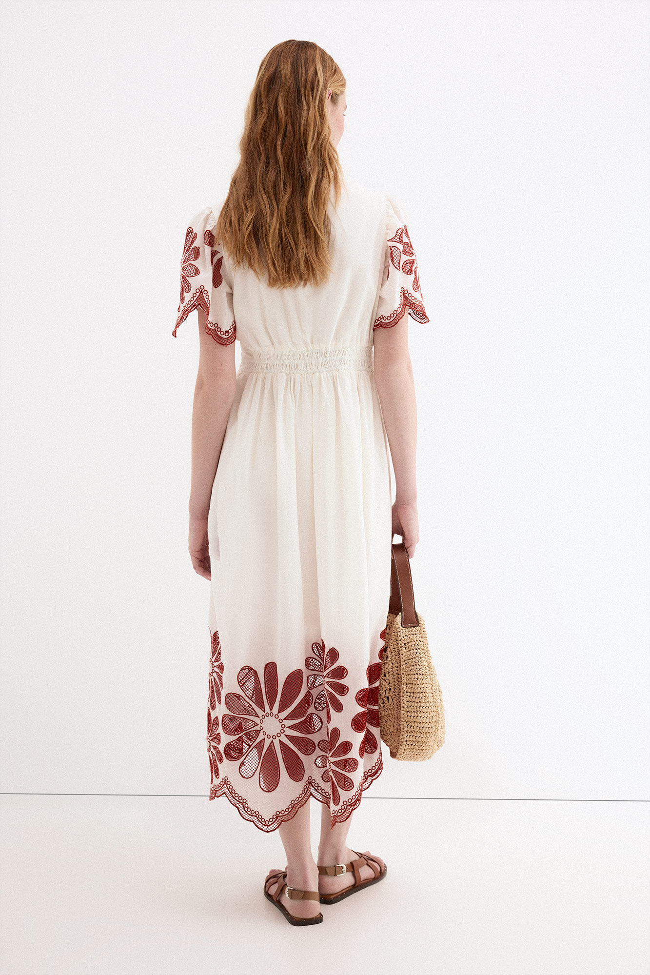 sachin and babi light blue dress H&M embroidered dress. Very sought after. Size UK main image 0