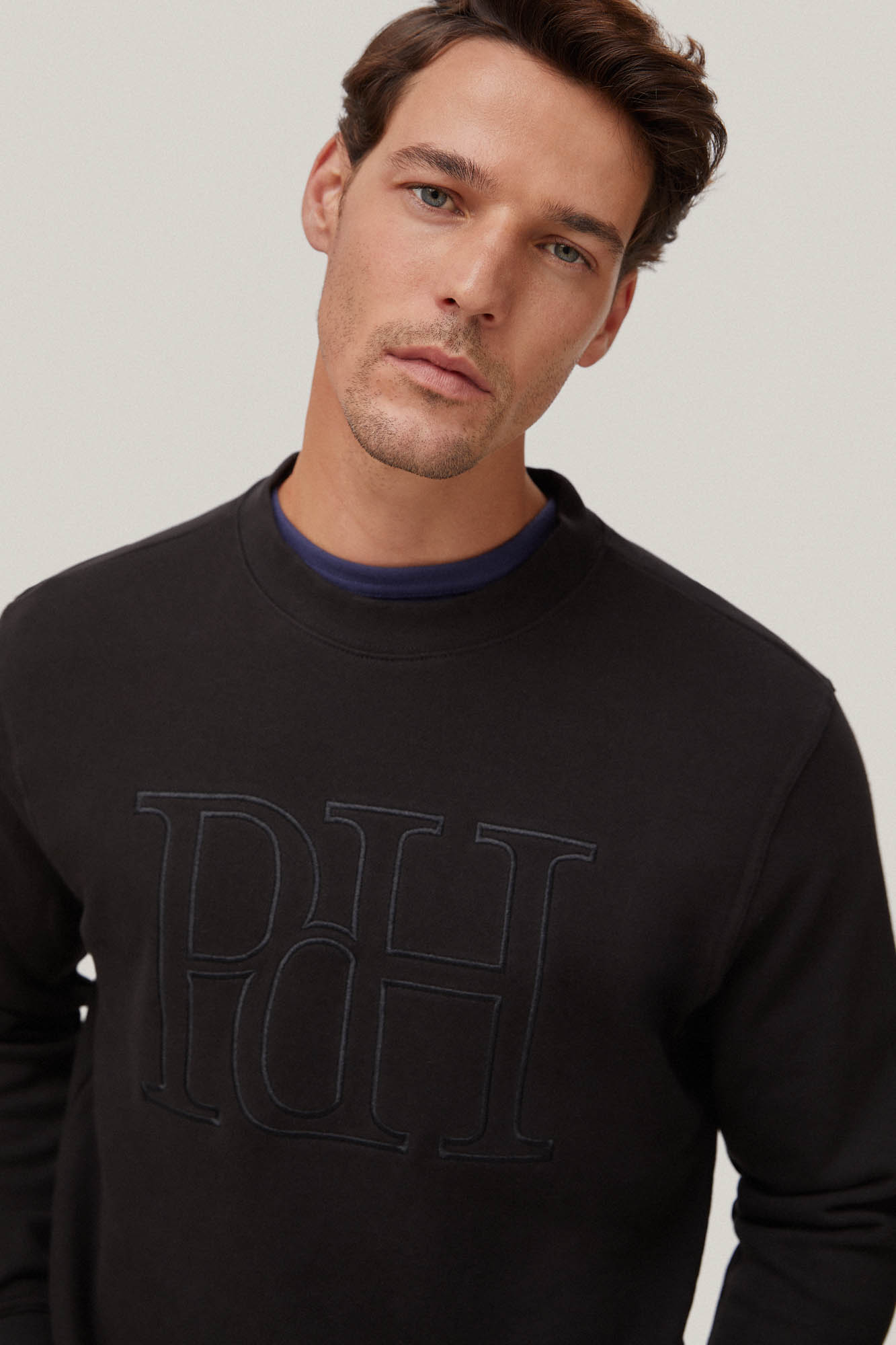 Sudadera logo grande Sudaderas de hombre Pedro del Hierro