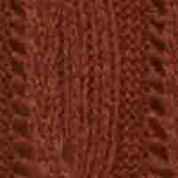 Pedro del Hierro V-neck cable-knit jumper Red