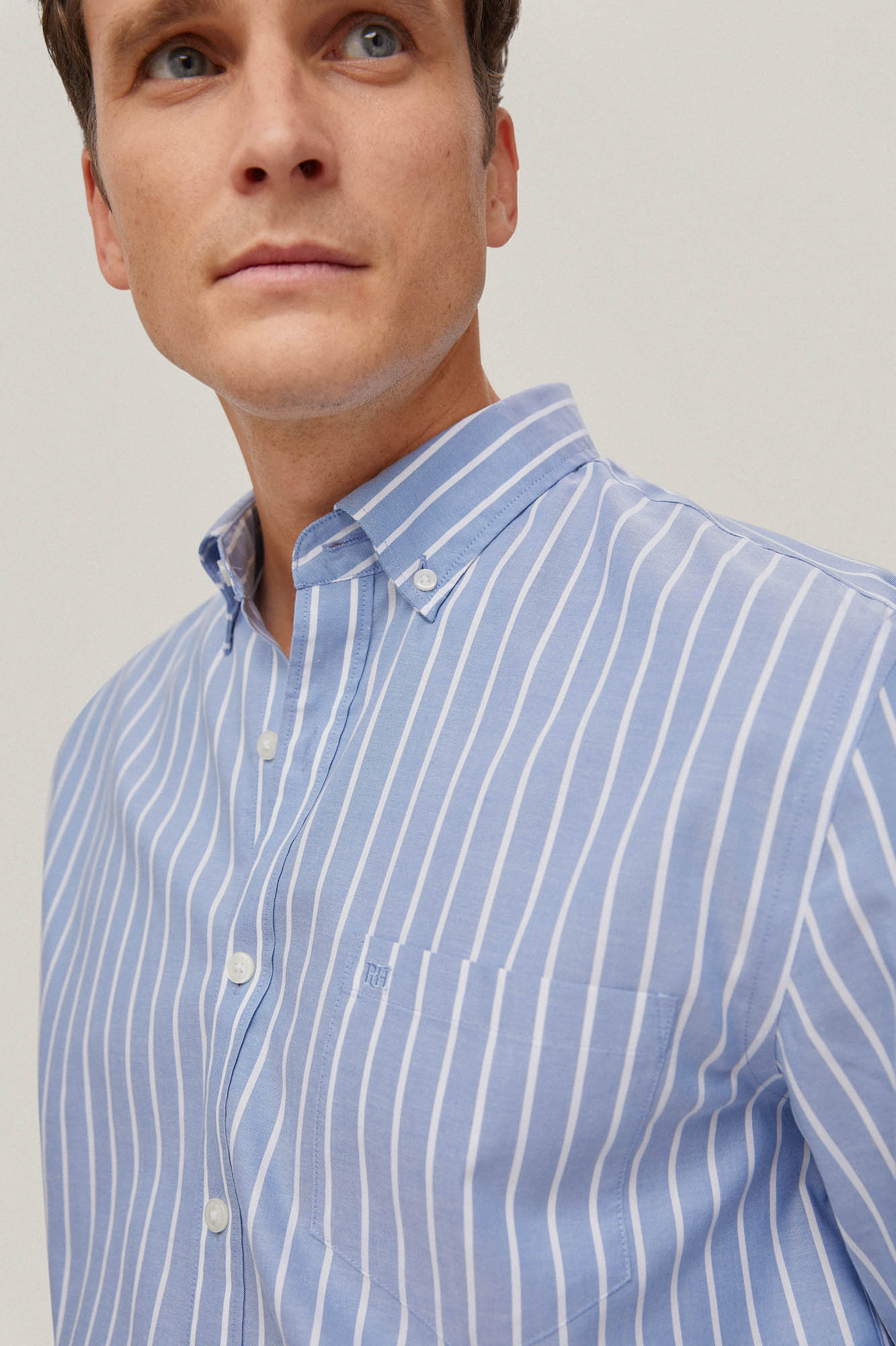 Striped non-iron stain-resistant shirt Men's shirts Pedro
