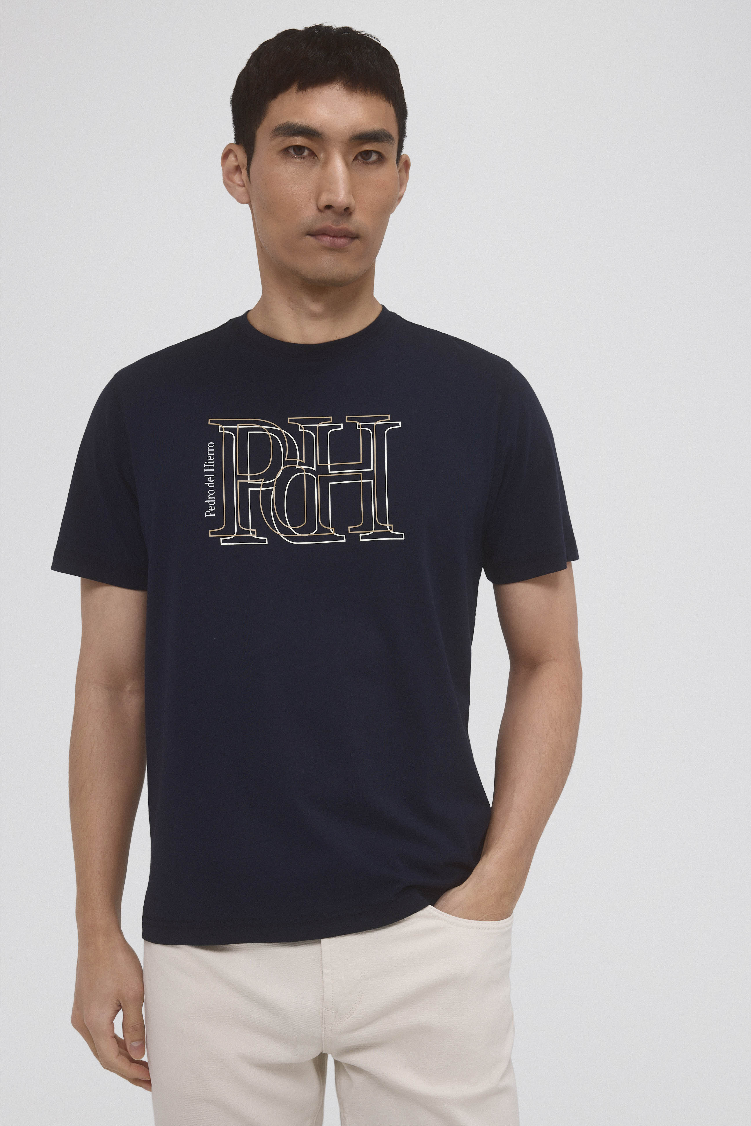 Cortefiel Pedro Del Hierro Online Hombre Camiseta Logo Grande