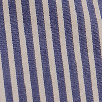 Pedro del Hierro Seersucker striped swimsuit Blue