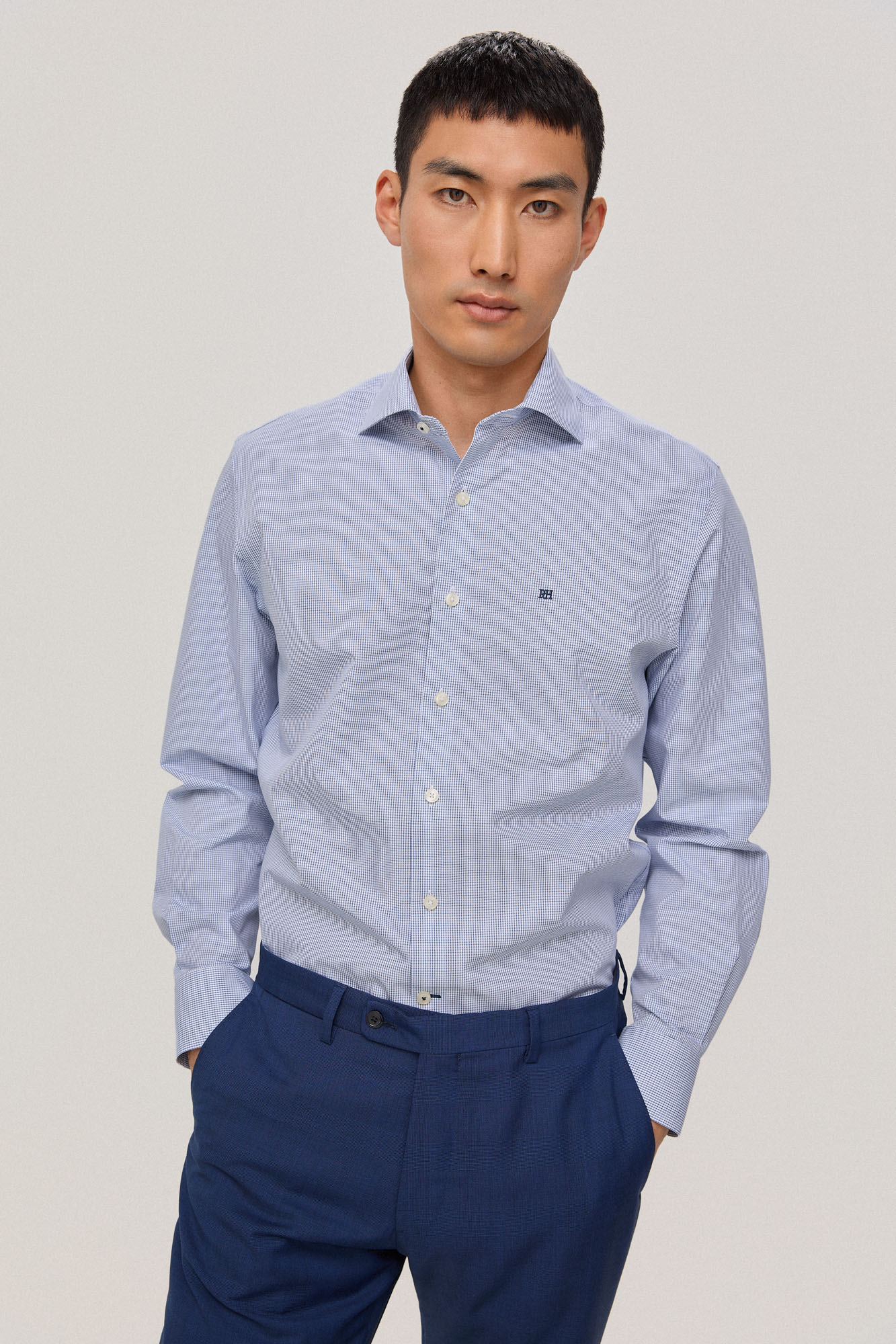 Camisa Trajes De Hombre Pedro Del Hierro Camisa Vestir Non Iron Y