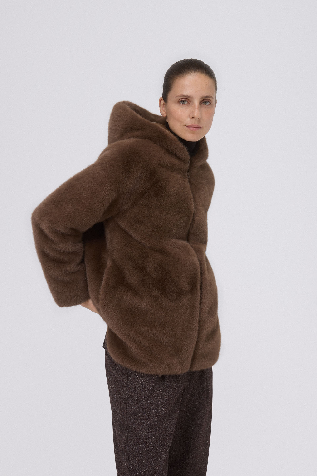 Parka pelo reversible Parkas de mujer Pedro del Hierro