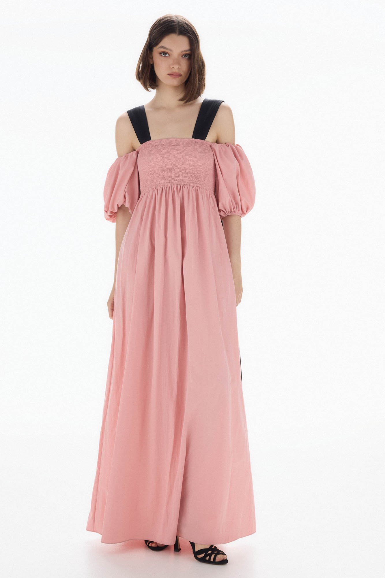 Tamara Vestido Largo Pedro Del Hierro Dress With Contrasting Bows