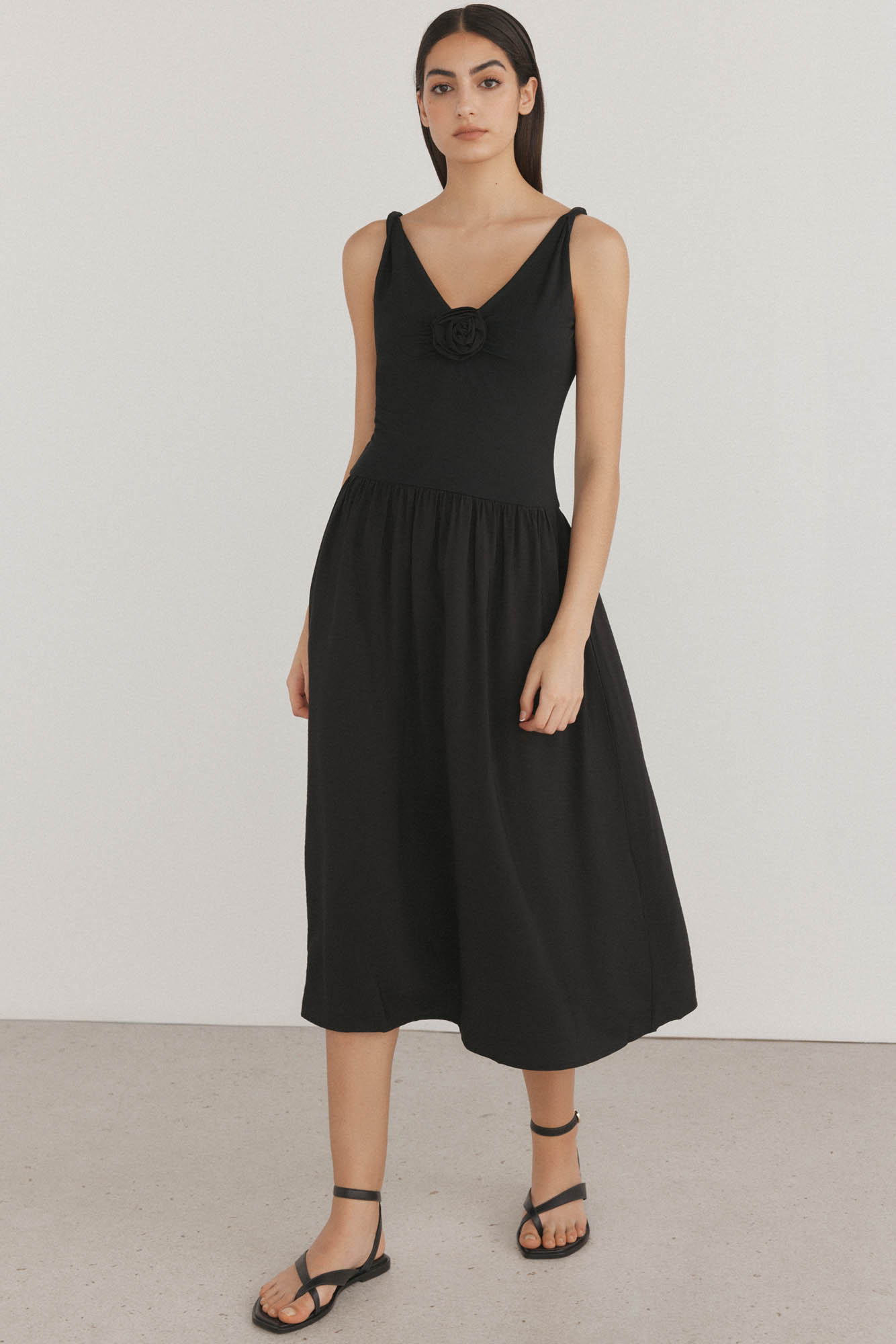 Floral combination dress | Women's dresses | Pedro del Hierro