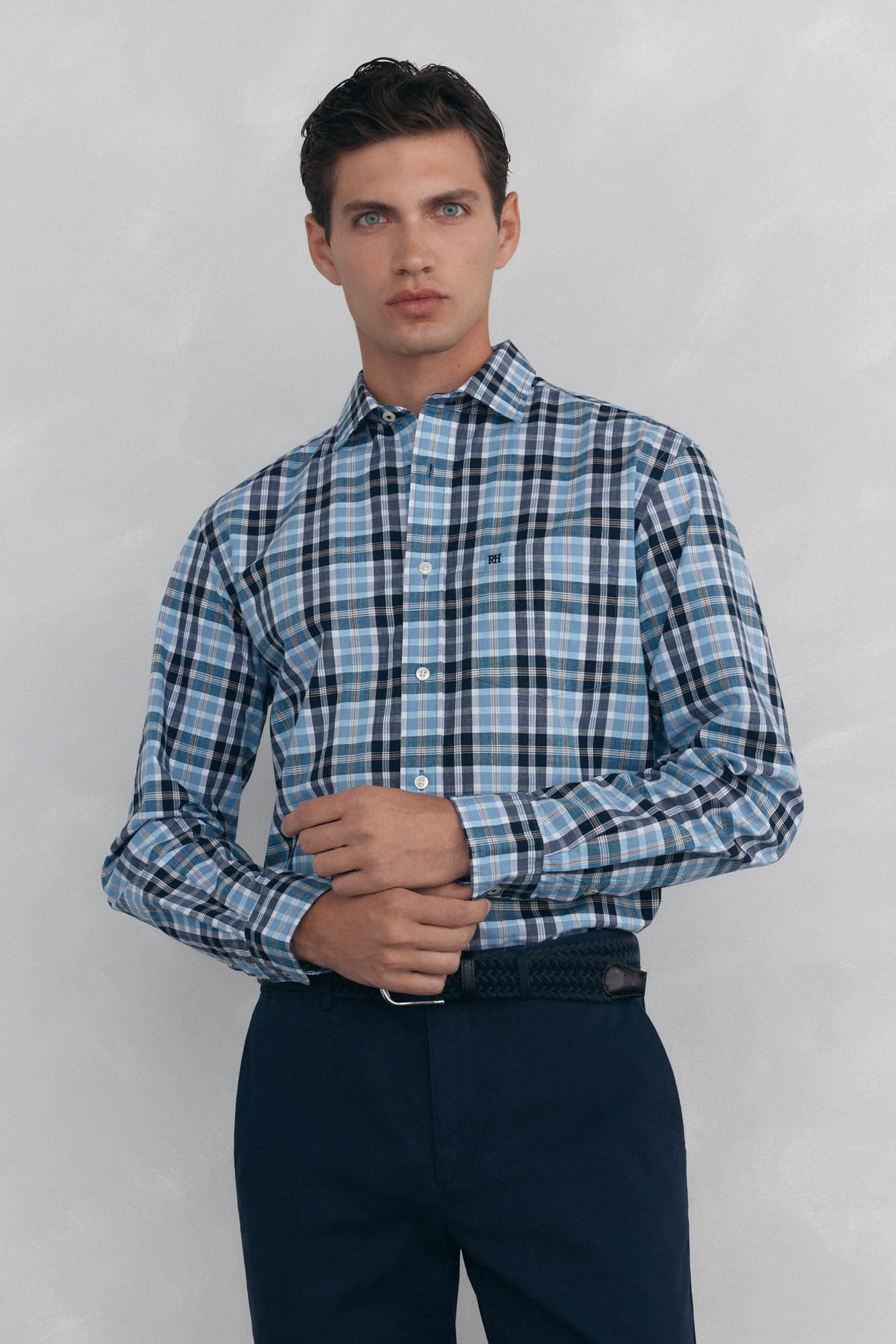 Camisa Cuadros Tallas Camisas Pedro Del Hierro Camisa Non Iron