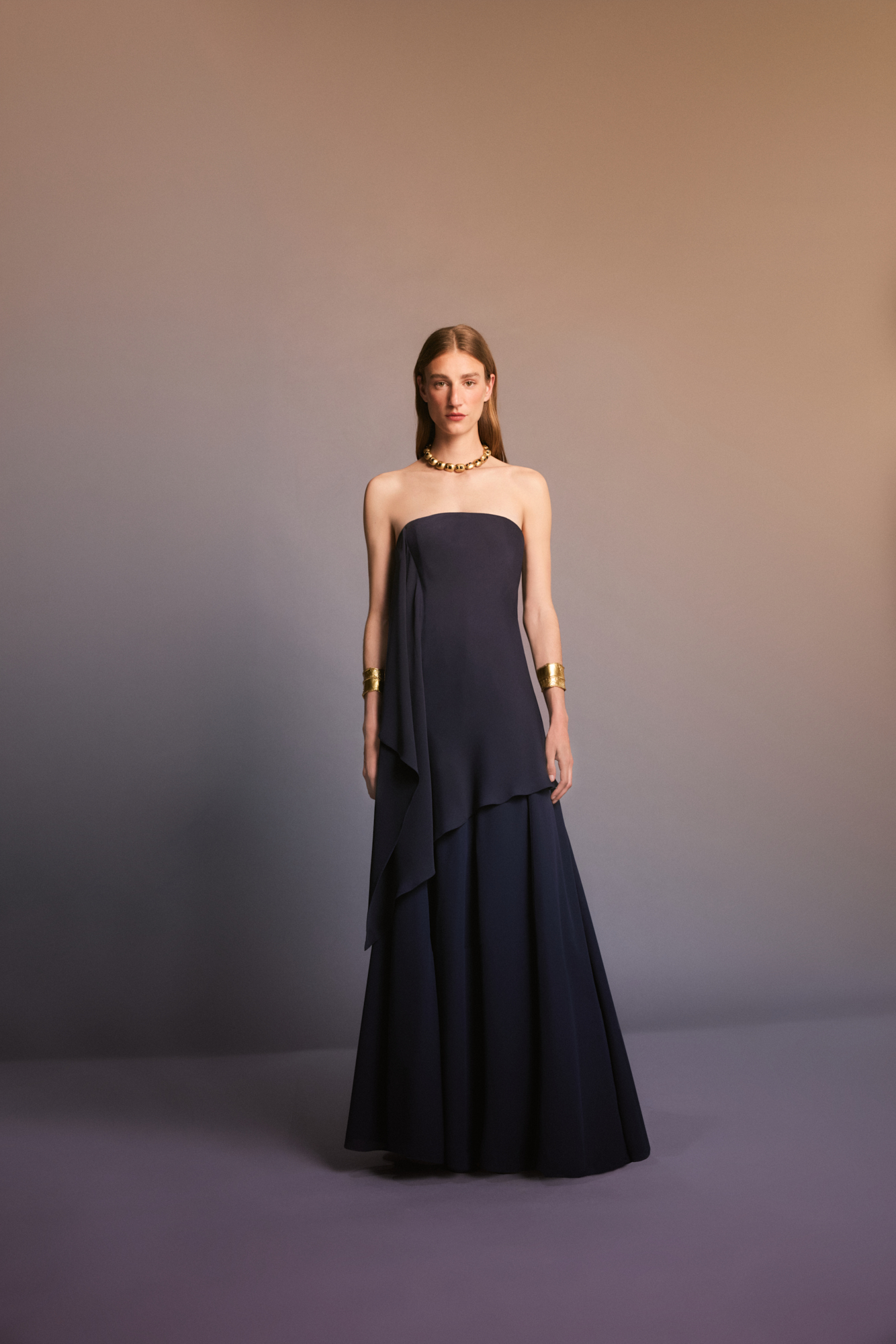 Strapless long dress | Women's dresses | Pedro del Hierro